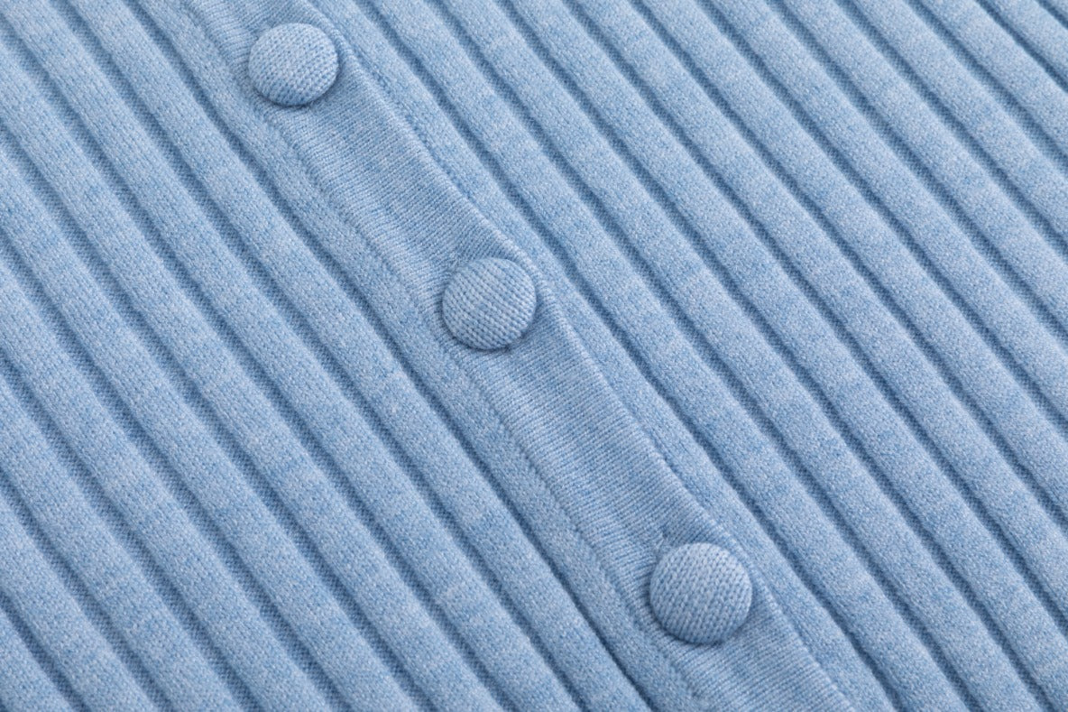 Light Blue Overlay Dress - Image 4