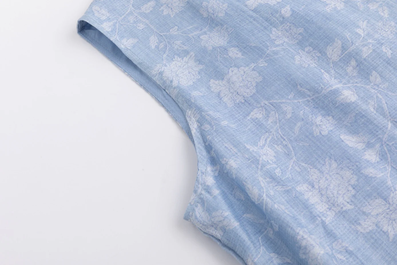 Light Blue Overlay Dress - Image 5