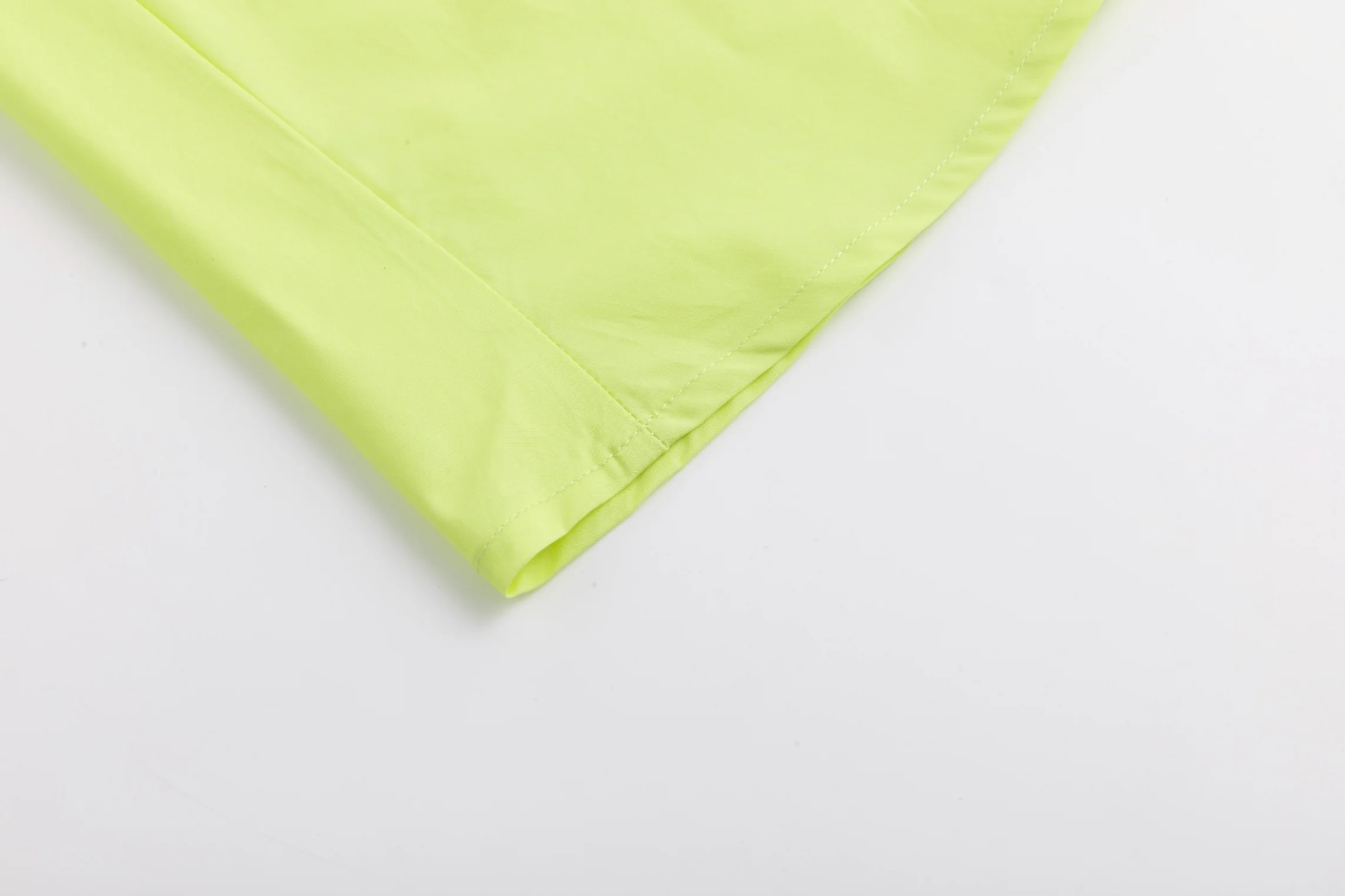 Drawstring Circle Skirt - Lime - Image 6