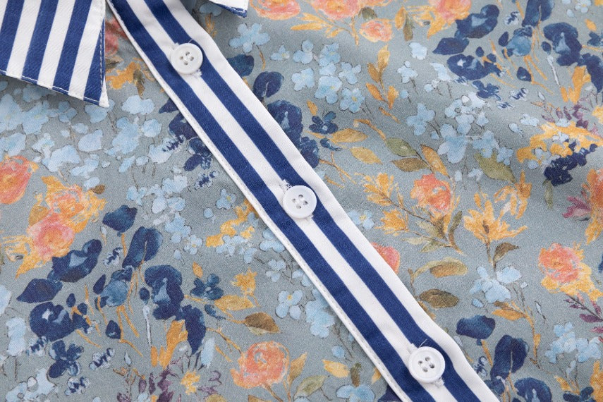 Multi Printed Striped Blouse - Image 6