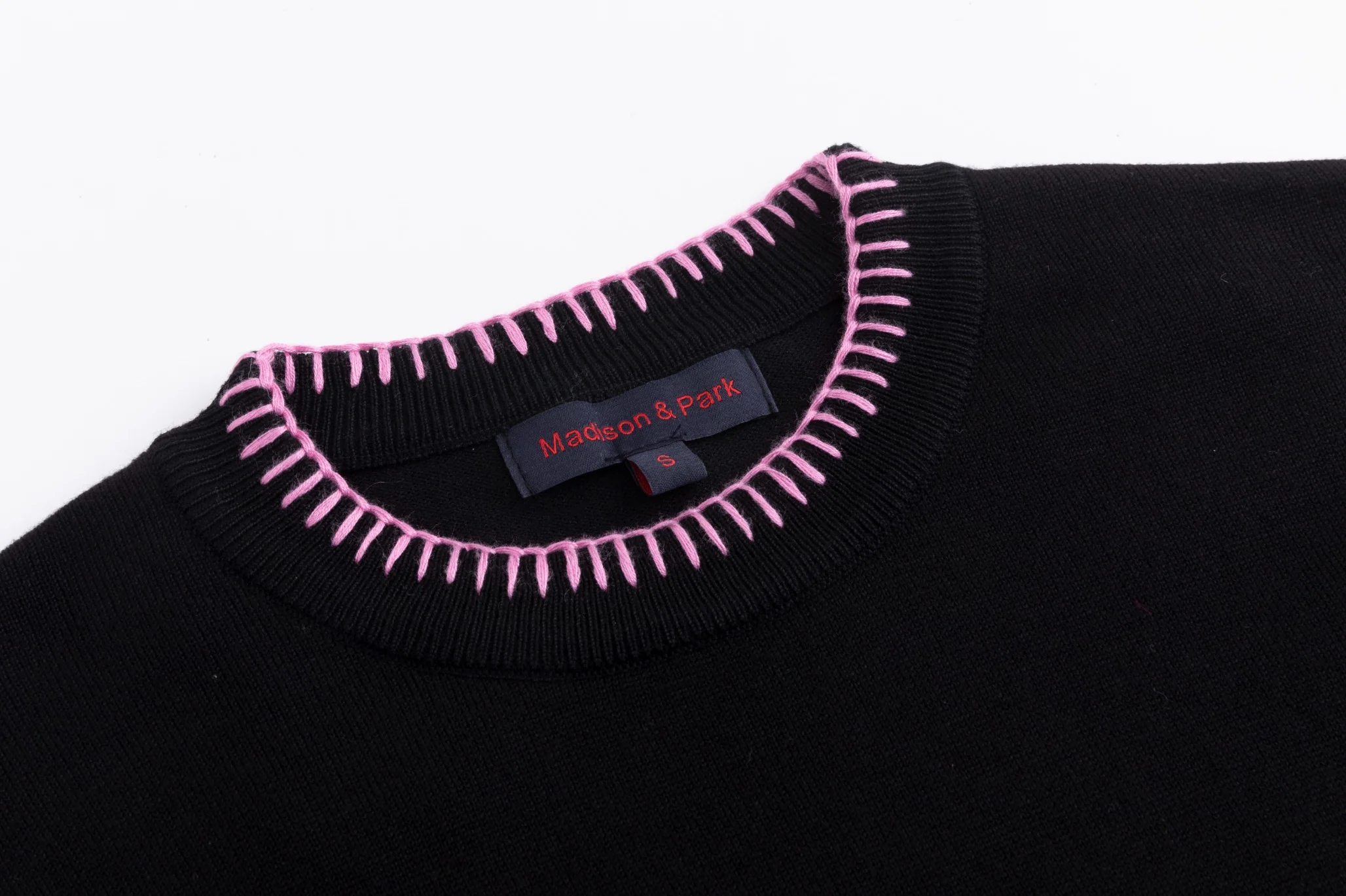 Multicolor Stitch Sweater - Black - Image 5