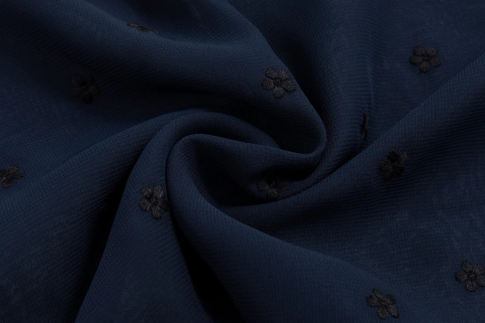 Navy Floral Embroidered Top - Image 7