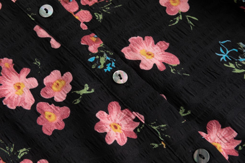 Pink Floral Blouse - Image 4