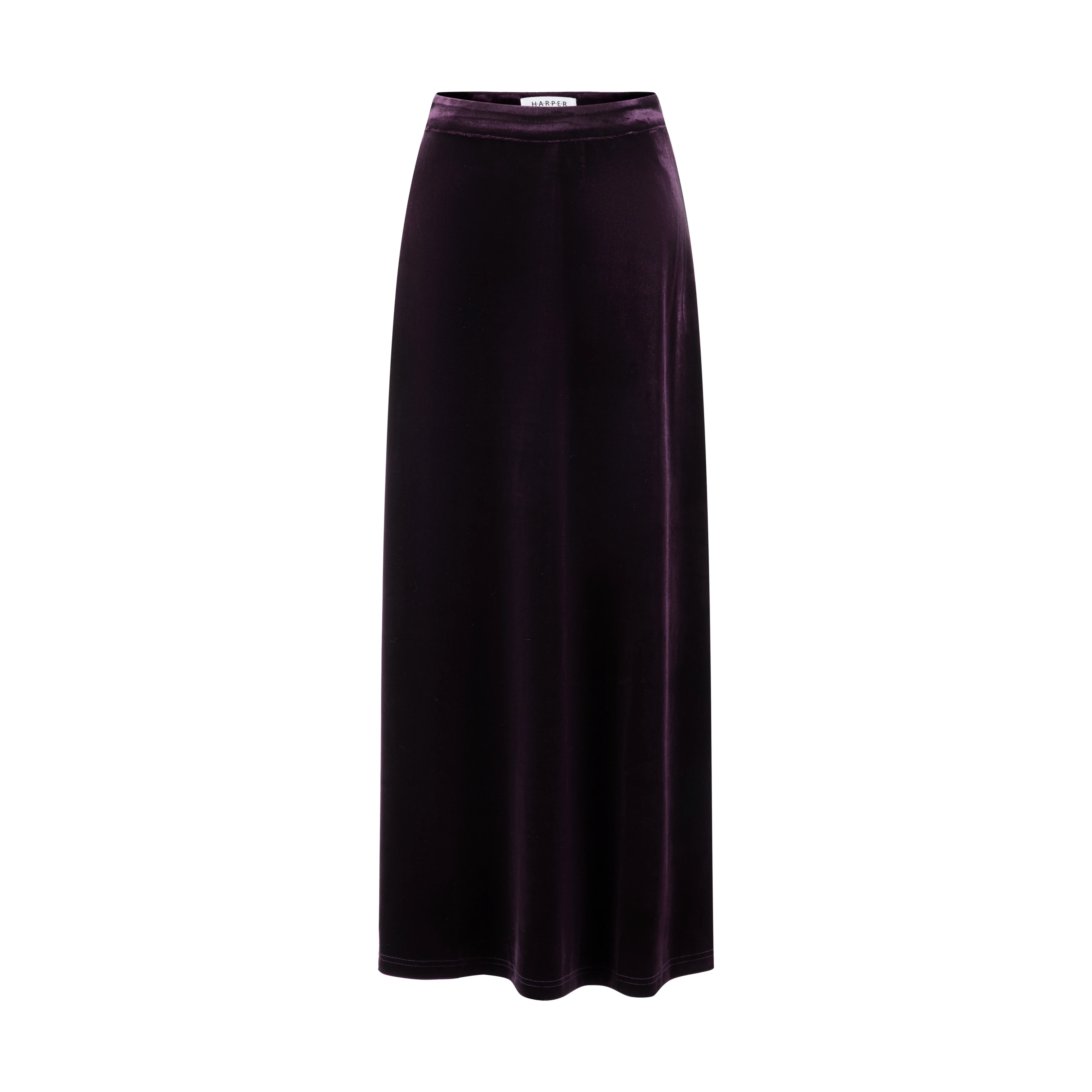 Plum Velvet Skirt - Image 2