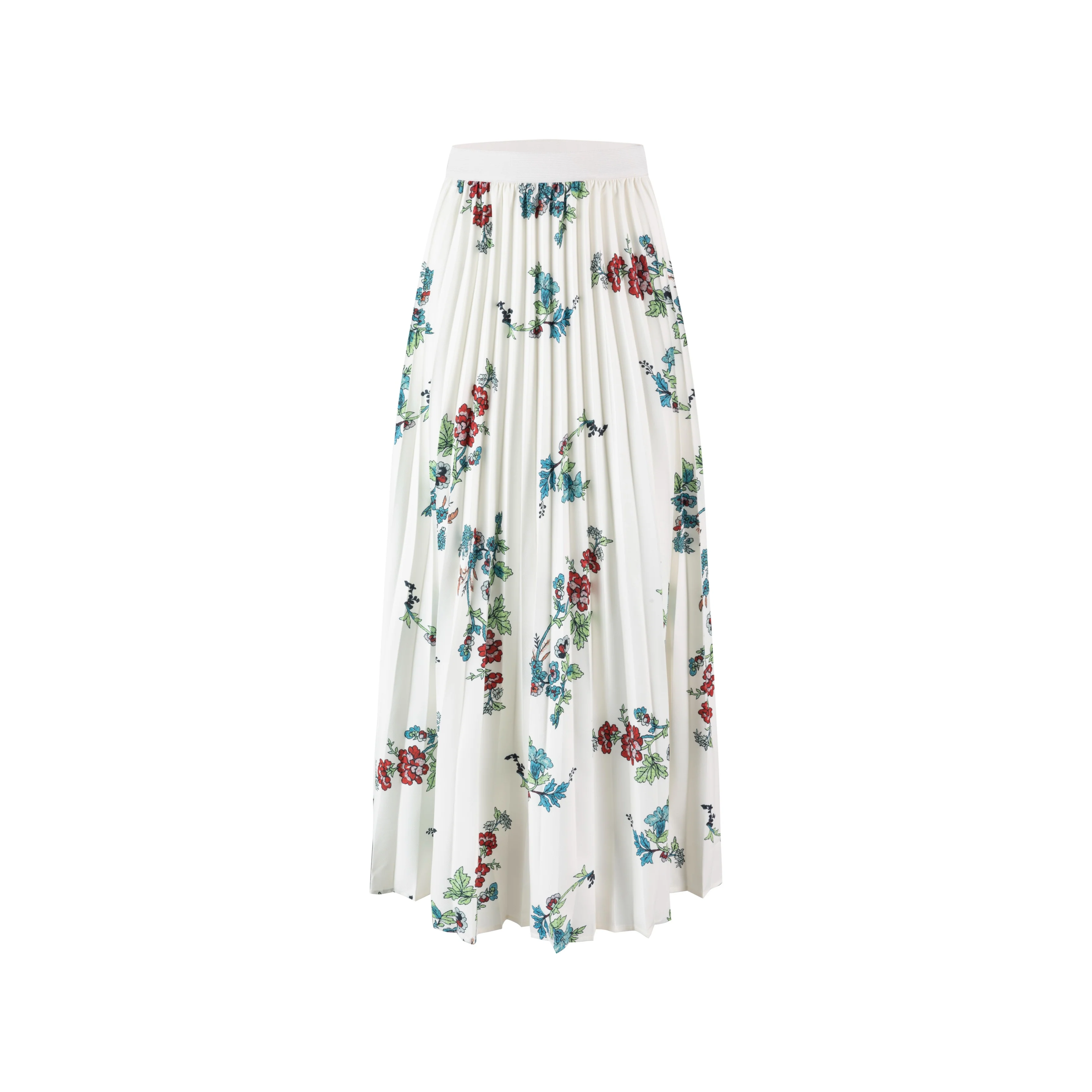 Printed Floral Pleated Skirt - Image 2