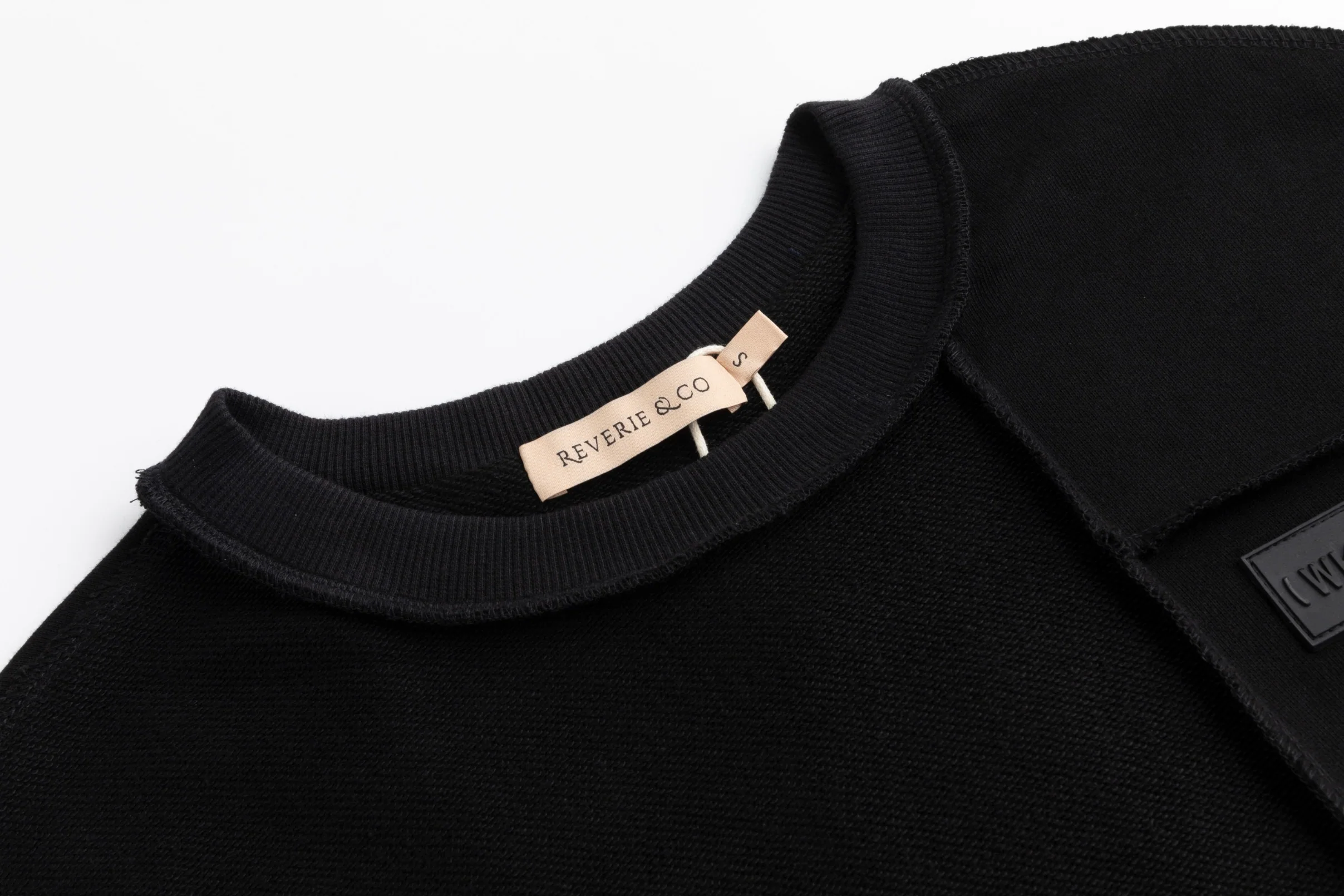 Raw Edged Sweater - Black - Image 6