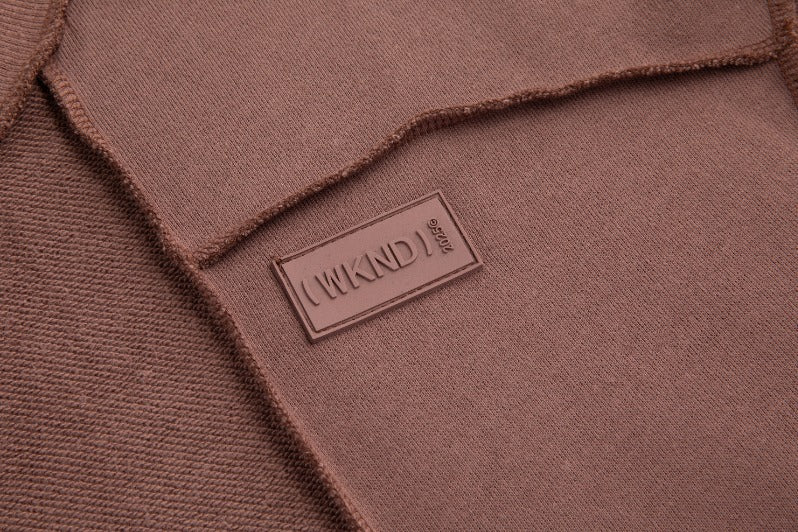 Raw Edged Sweater - Fawn - Image 4
