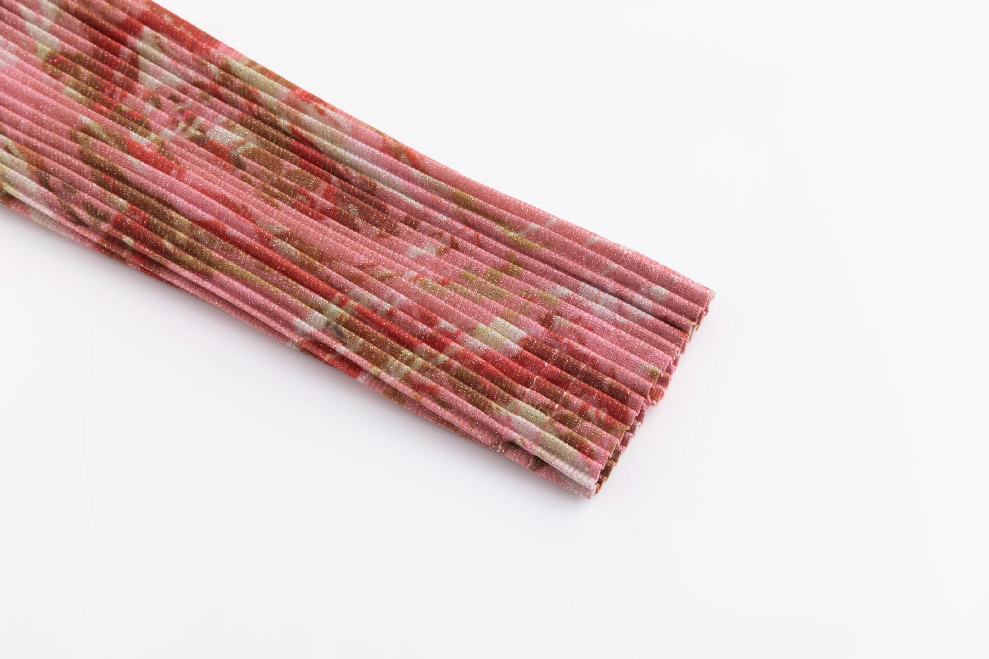 Red And Pink Print Accordion Dress - Image 5