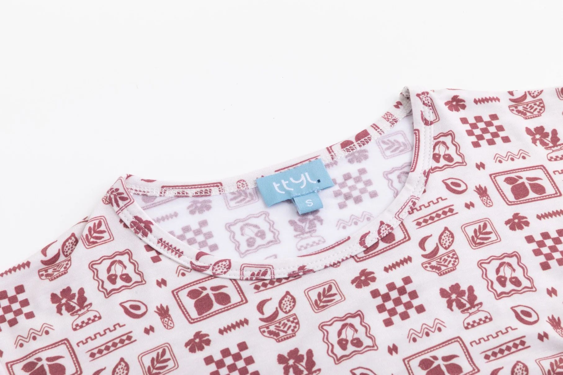 Retro T Shirt - Rust - Image 4