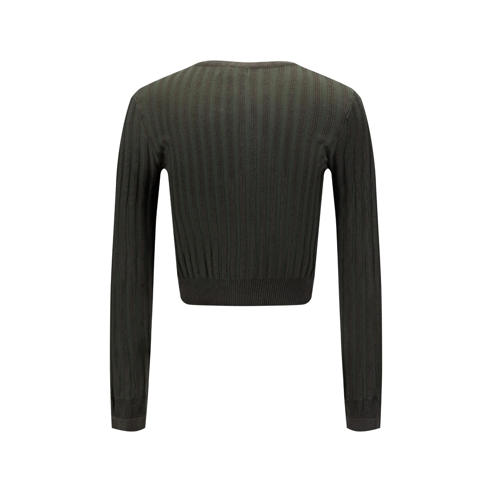 Ribbed Shrug - Green - Image 2