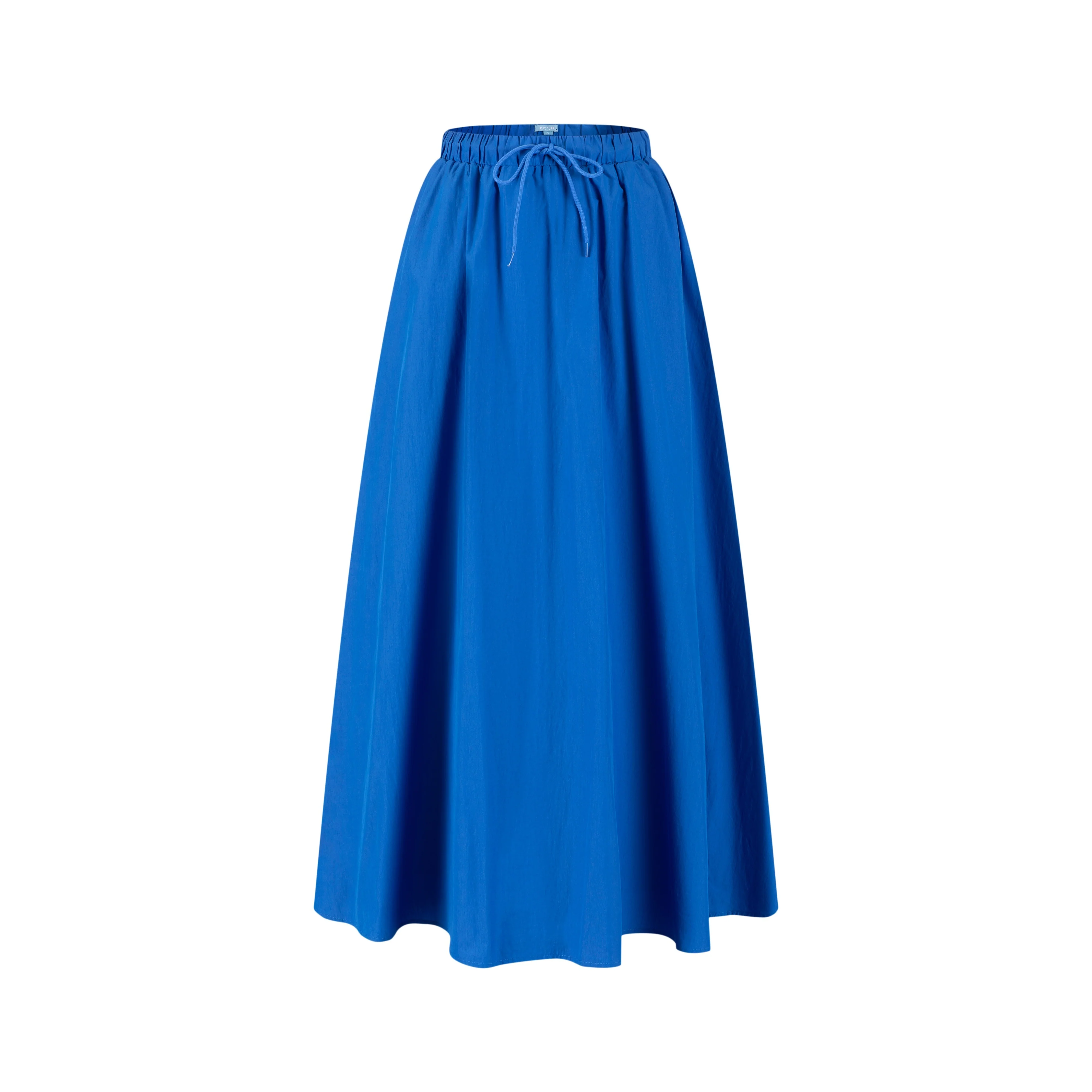 Drawstring Circle Skirt - Royal Blue - Image 2