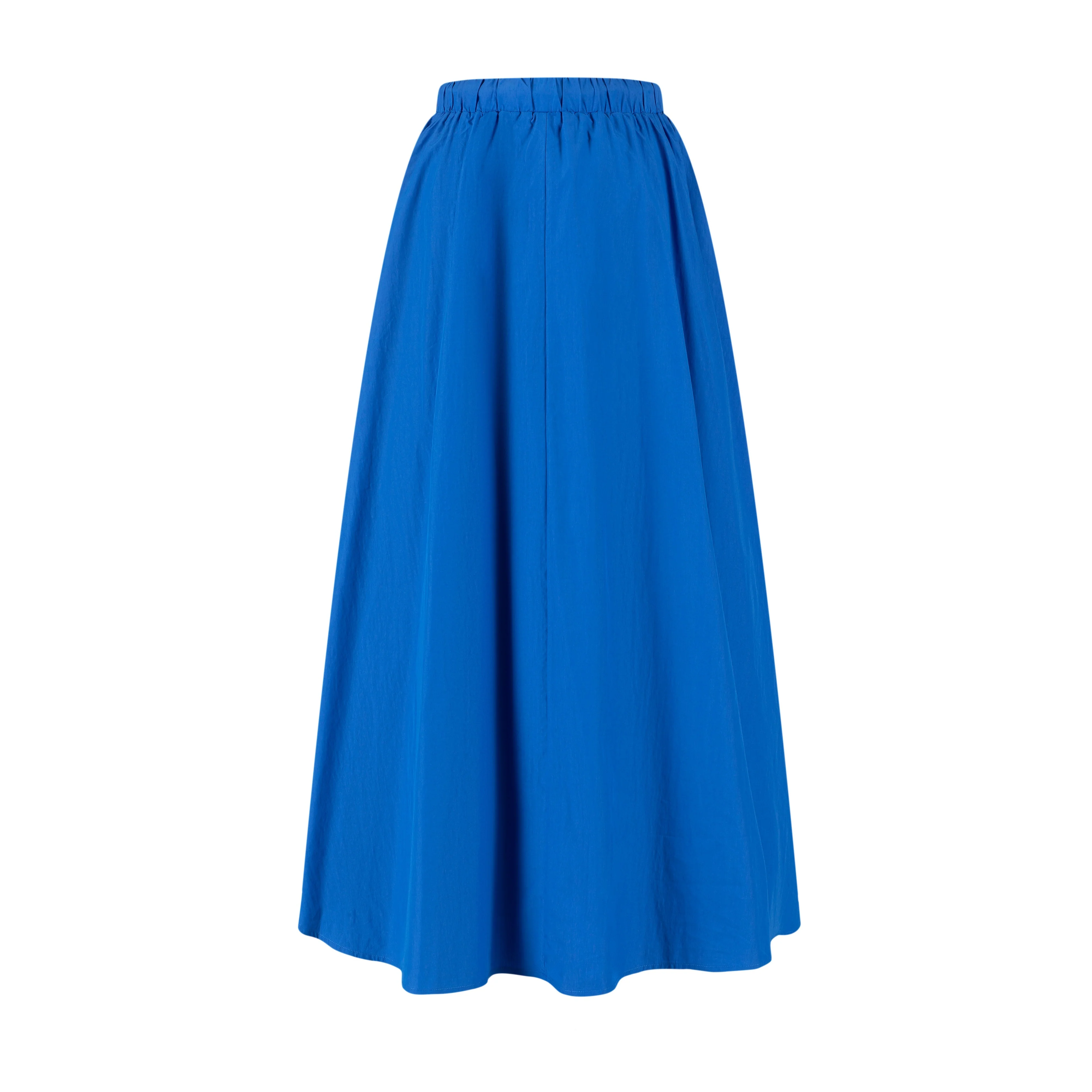 Drawstring Circle Skirt - Royal Blue - Image 3