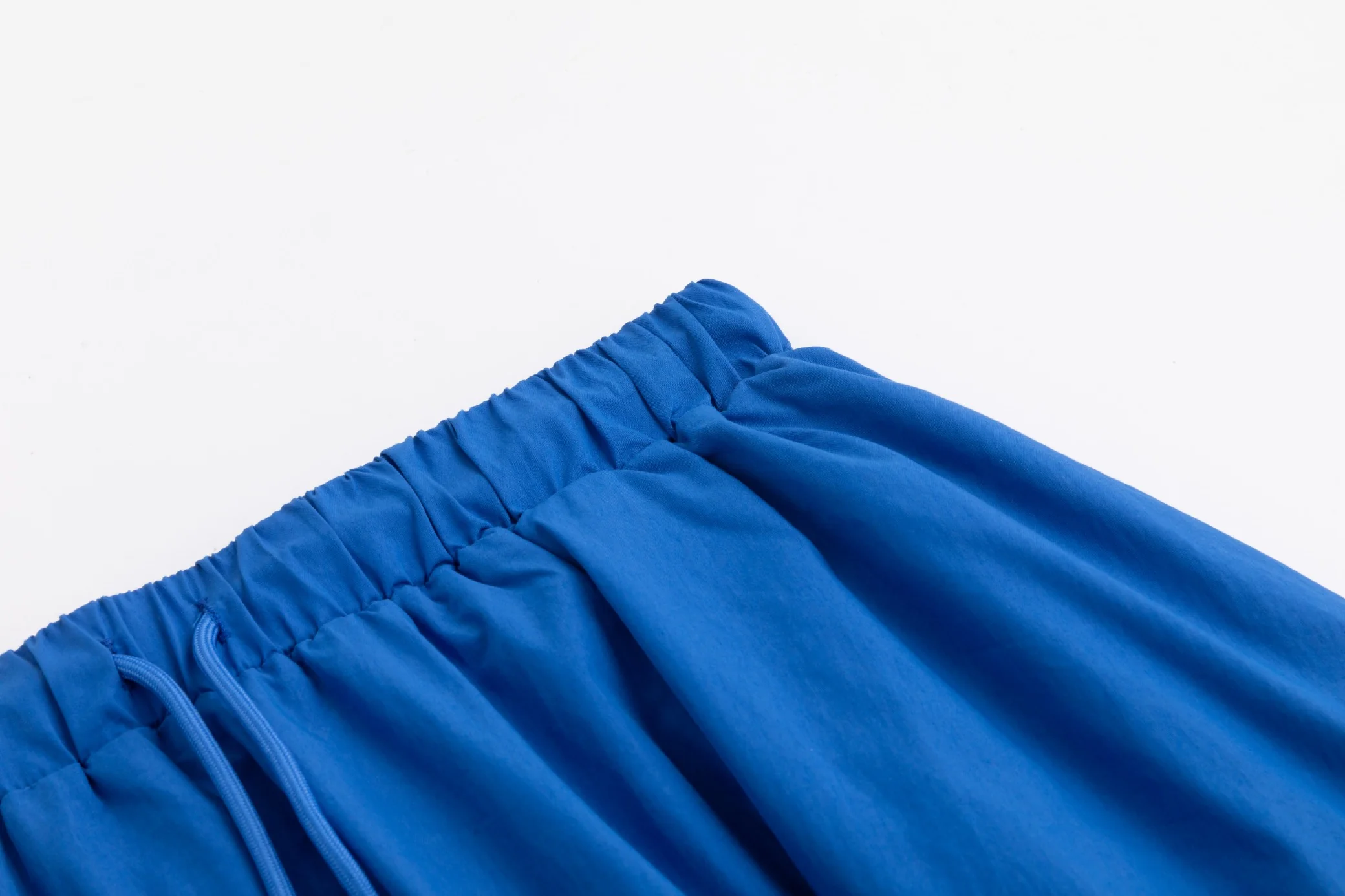 Drawstring Circle Skirt - Royal Blue - Image 5