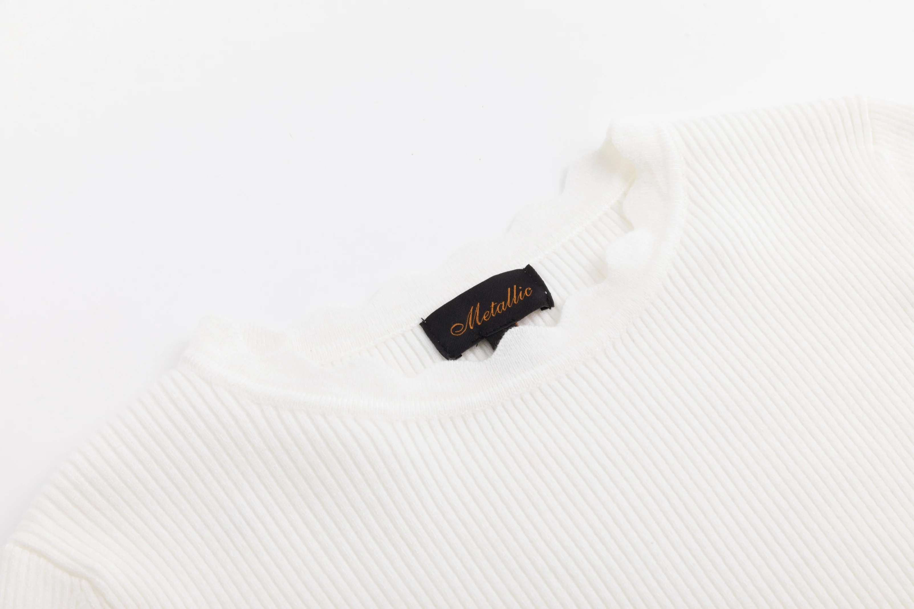 Scalloped Basic Sweater - Ivory - Image 5