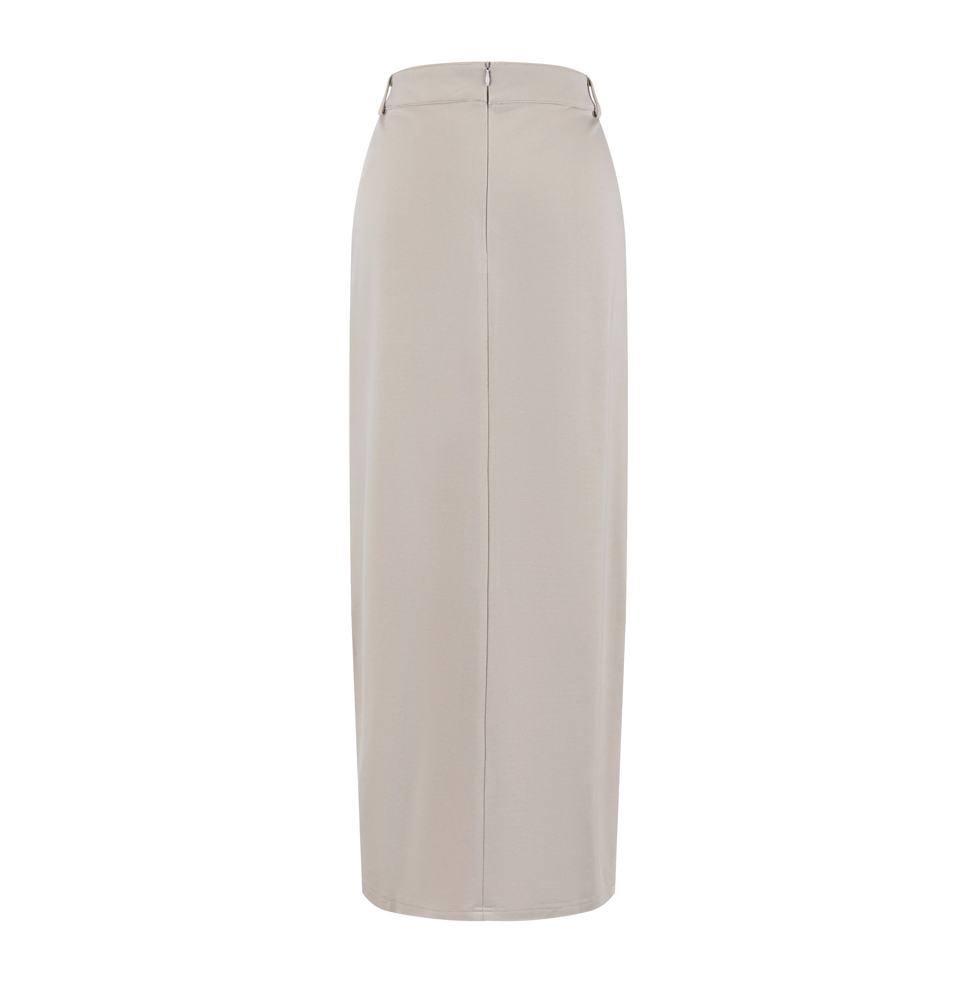 Seam Detail Skirt - Gray Stone - Image 3
