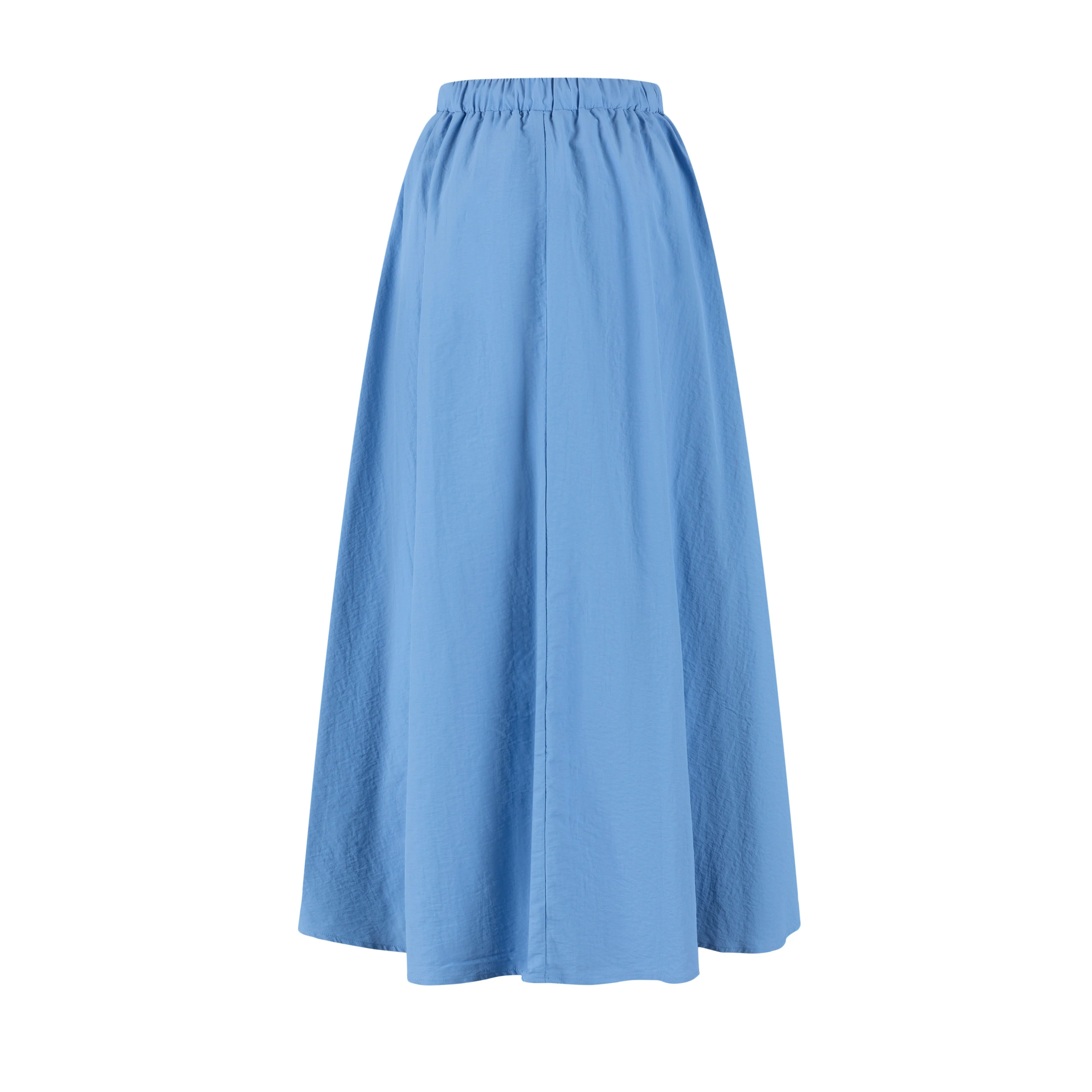 Shoe Lace Drawstring Skirt - Sea Blue - Image 2