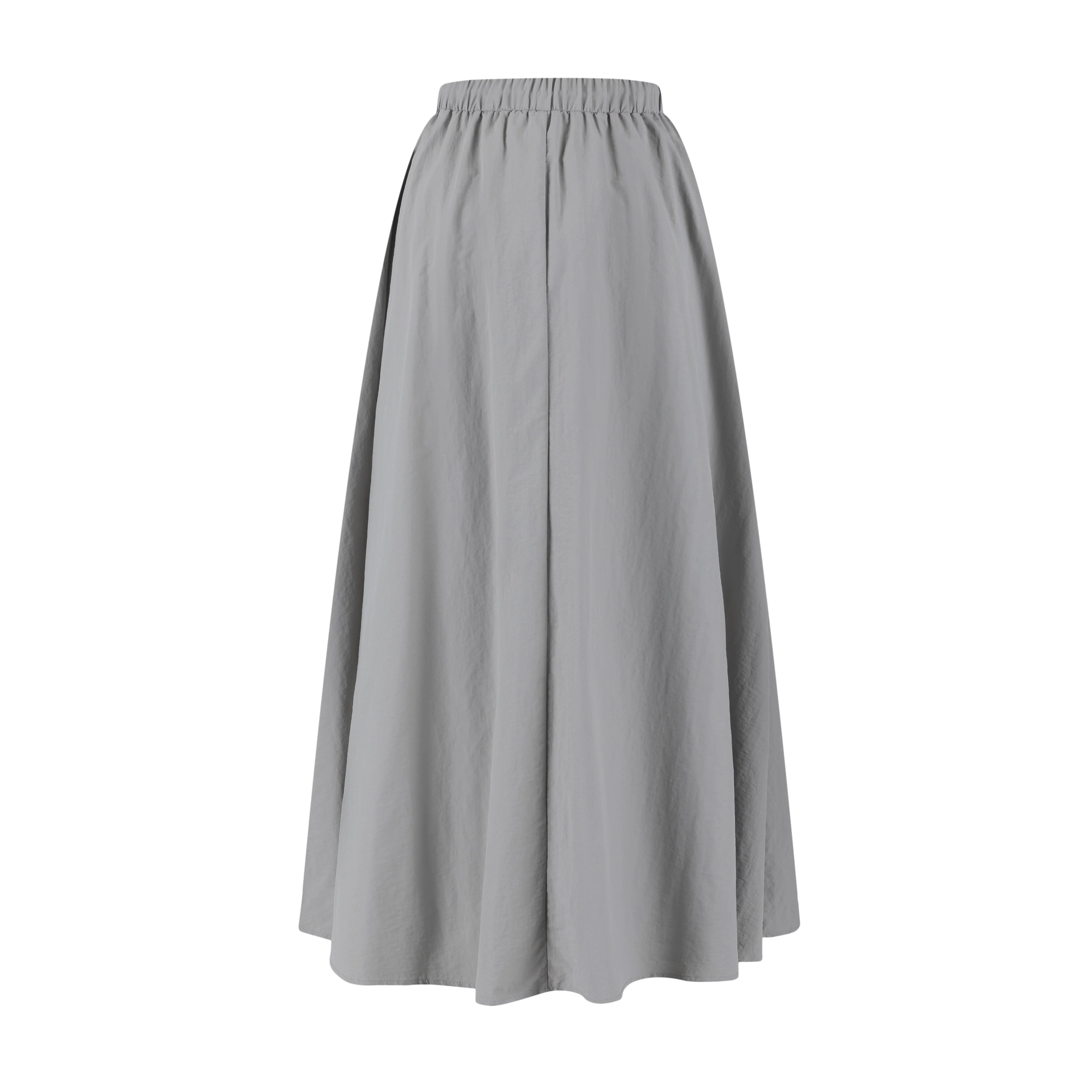 Shoe Lace Drawstring Skirt - Stone - Image 2