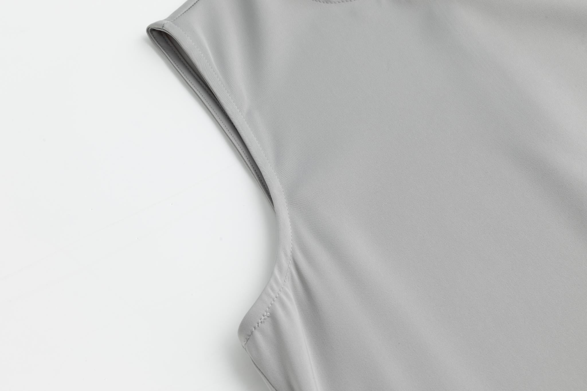 Silk Jumper - Light Grey - Image 5