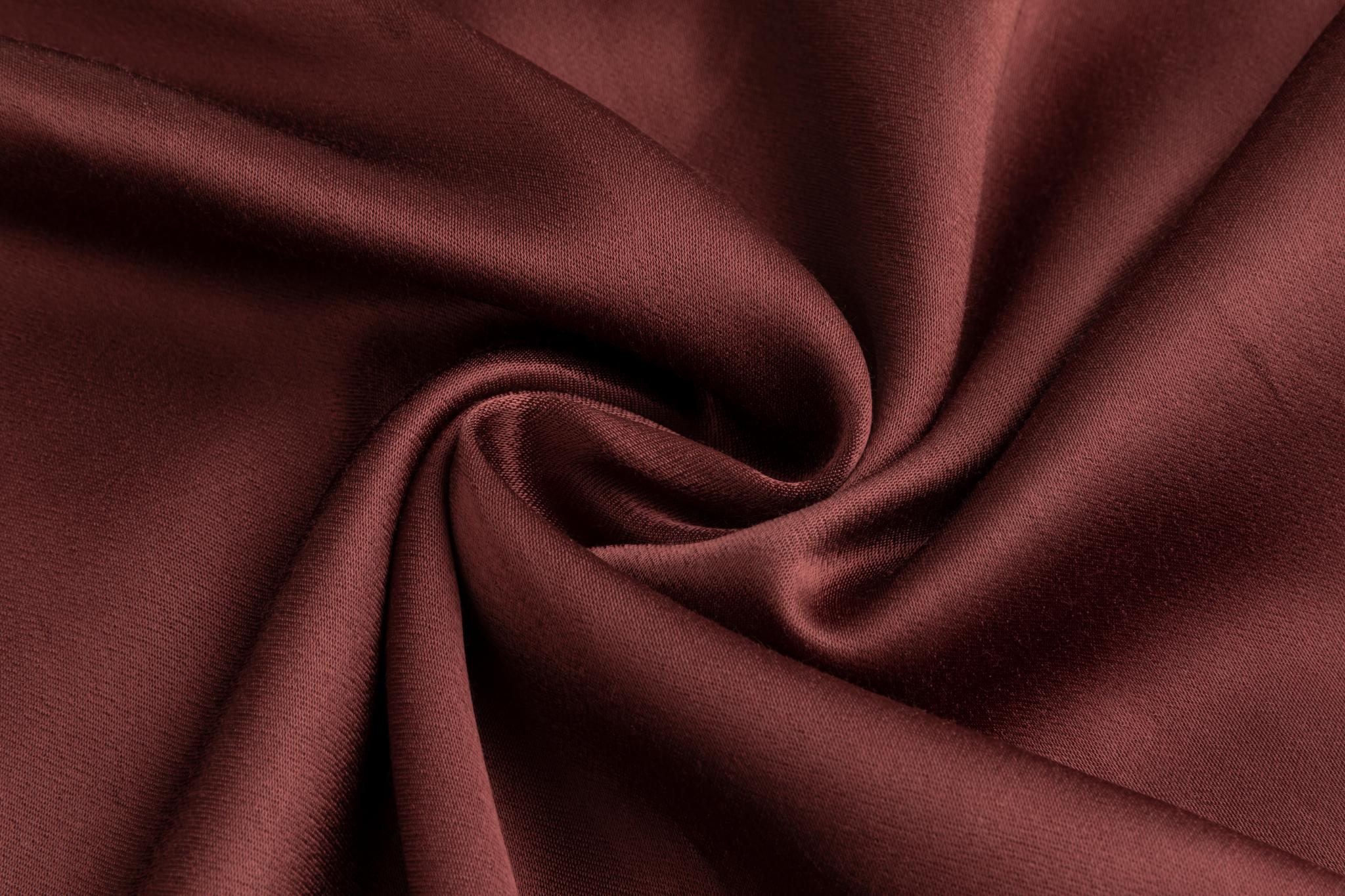 Silk Skirt - Burgundy - Image 5