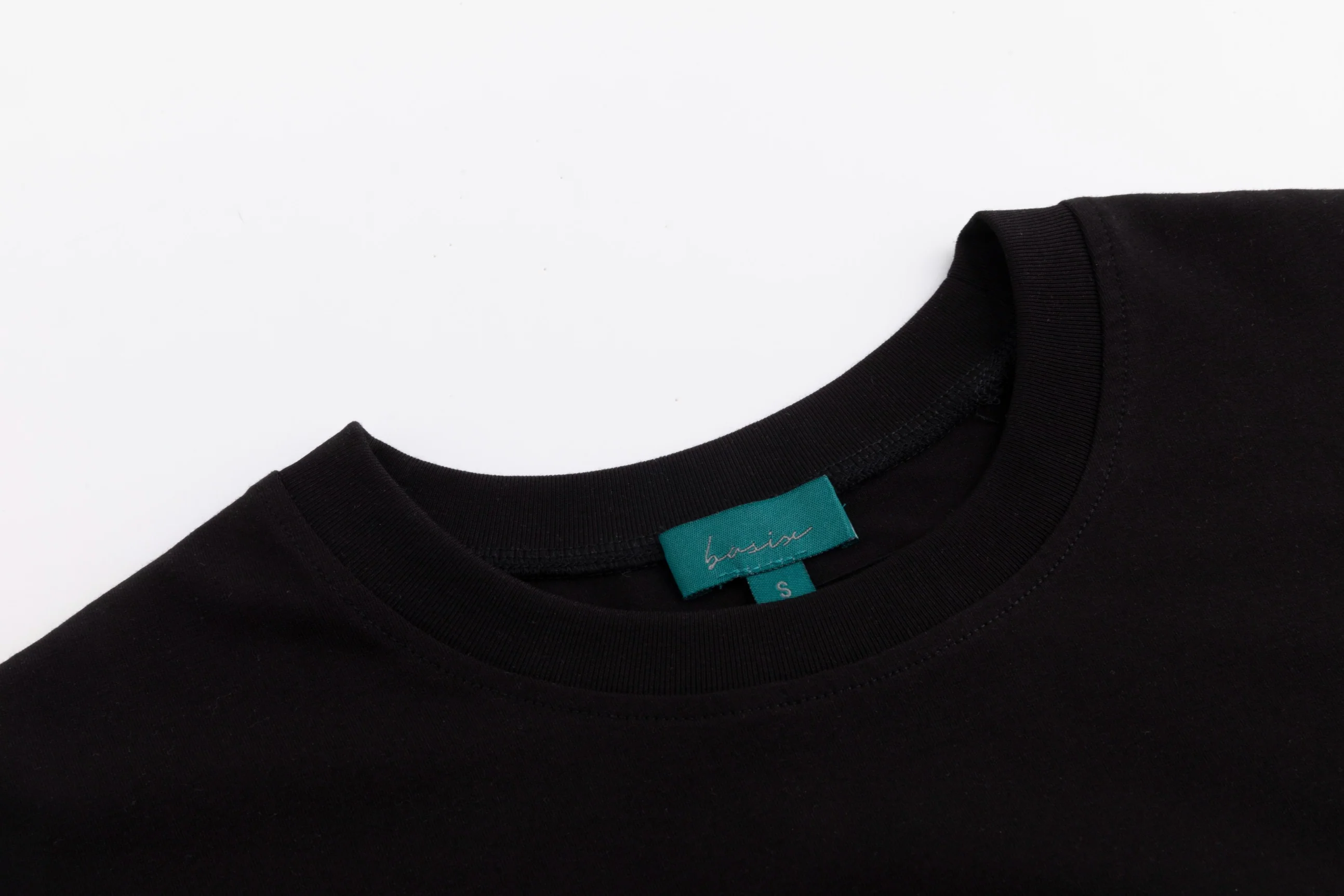 Simple Box Tee - Black - Image 3