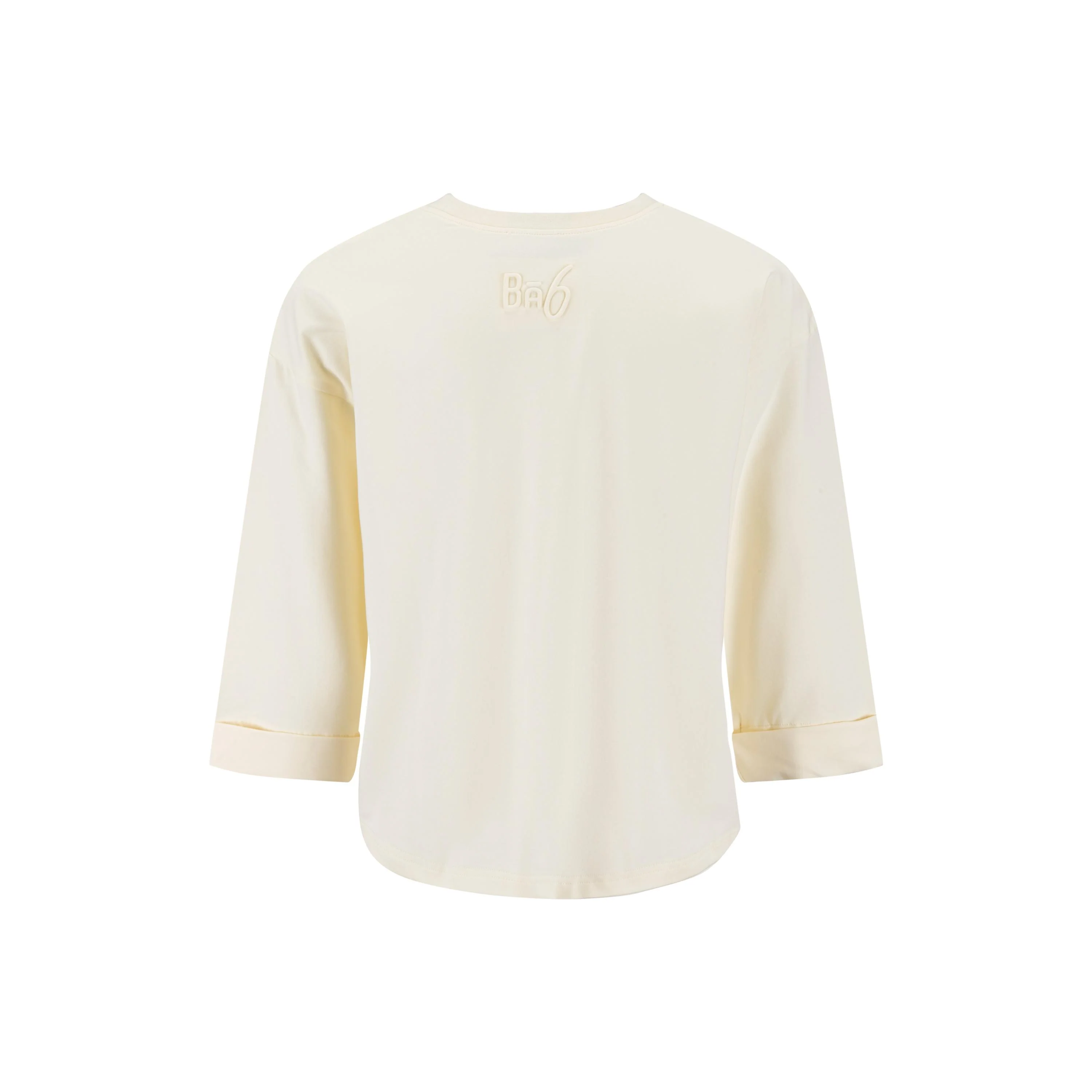 Simple Box Tee - Cream - Image 3