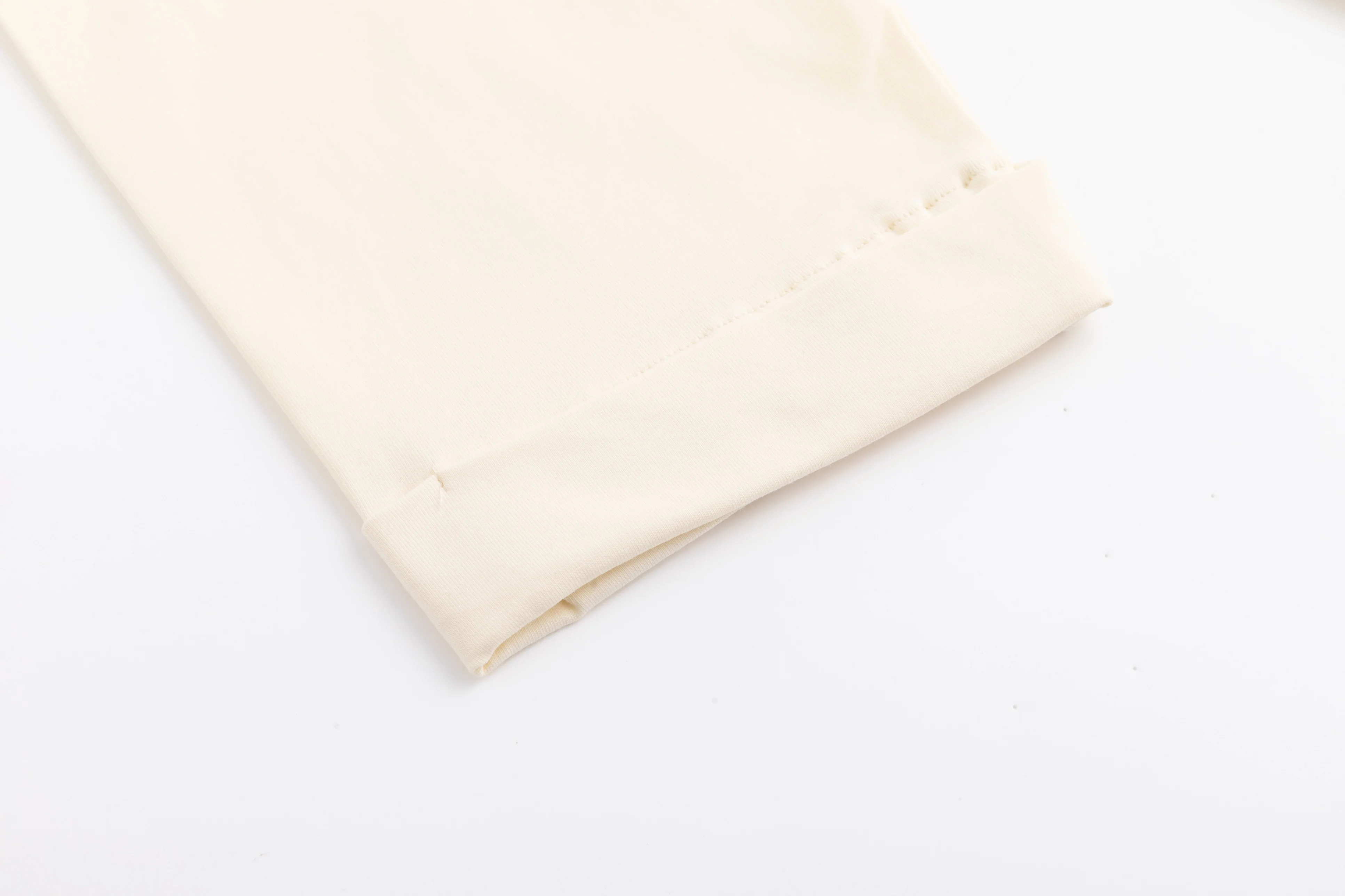Simple Box Tee - Cream - Image 5