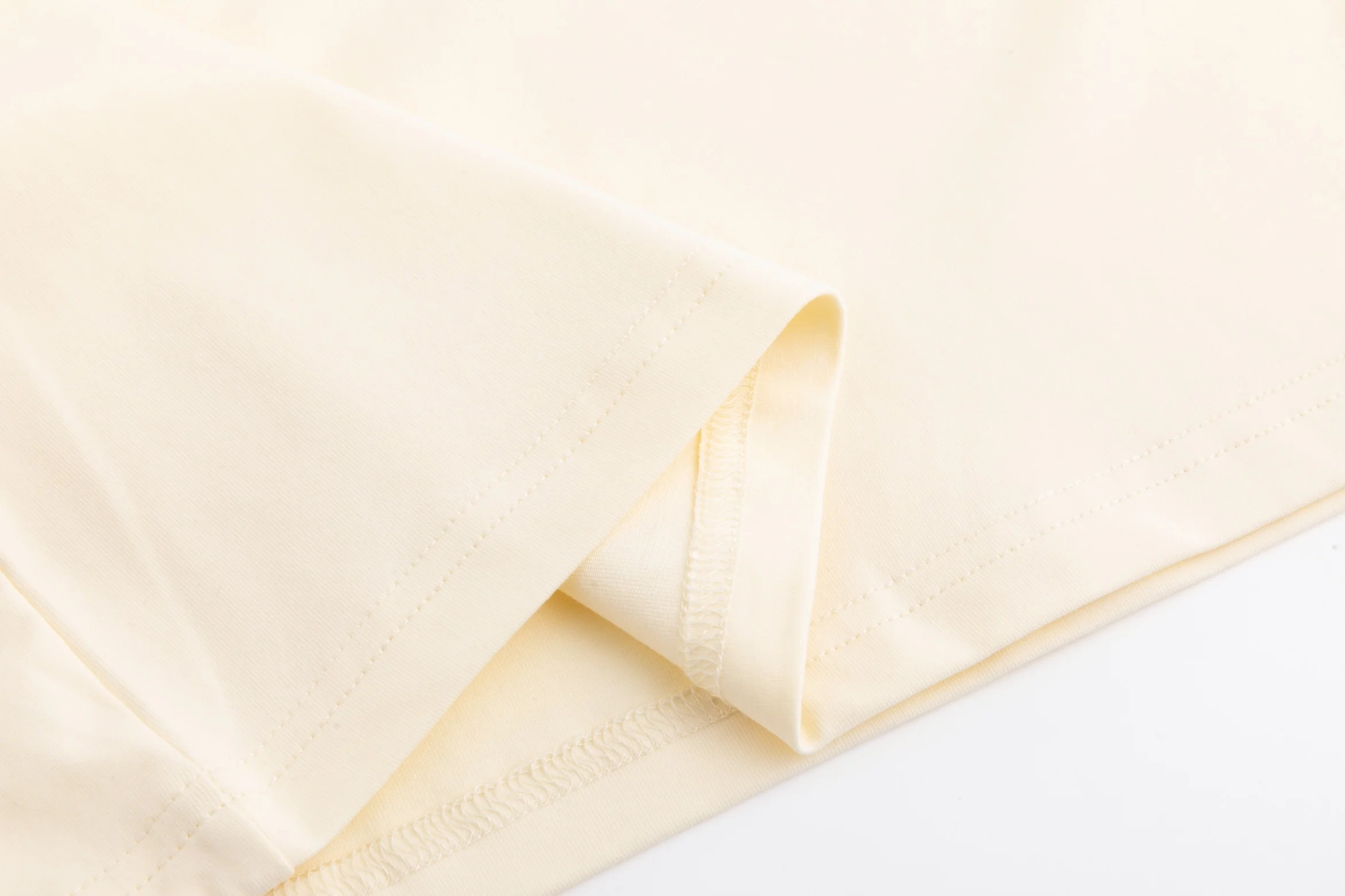 Simple Box Tee - Cream - Image 6