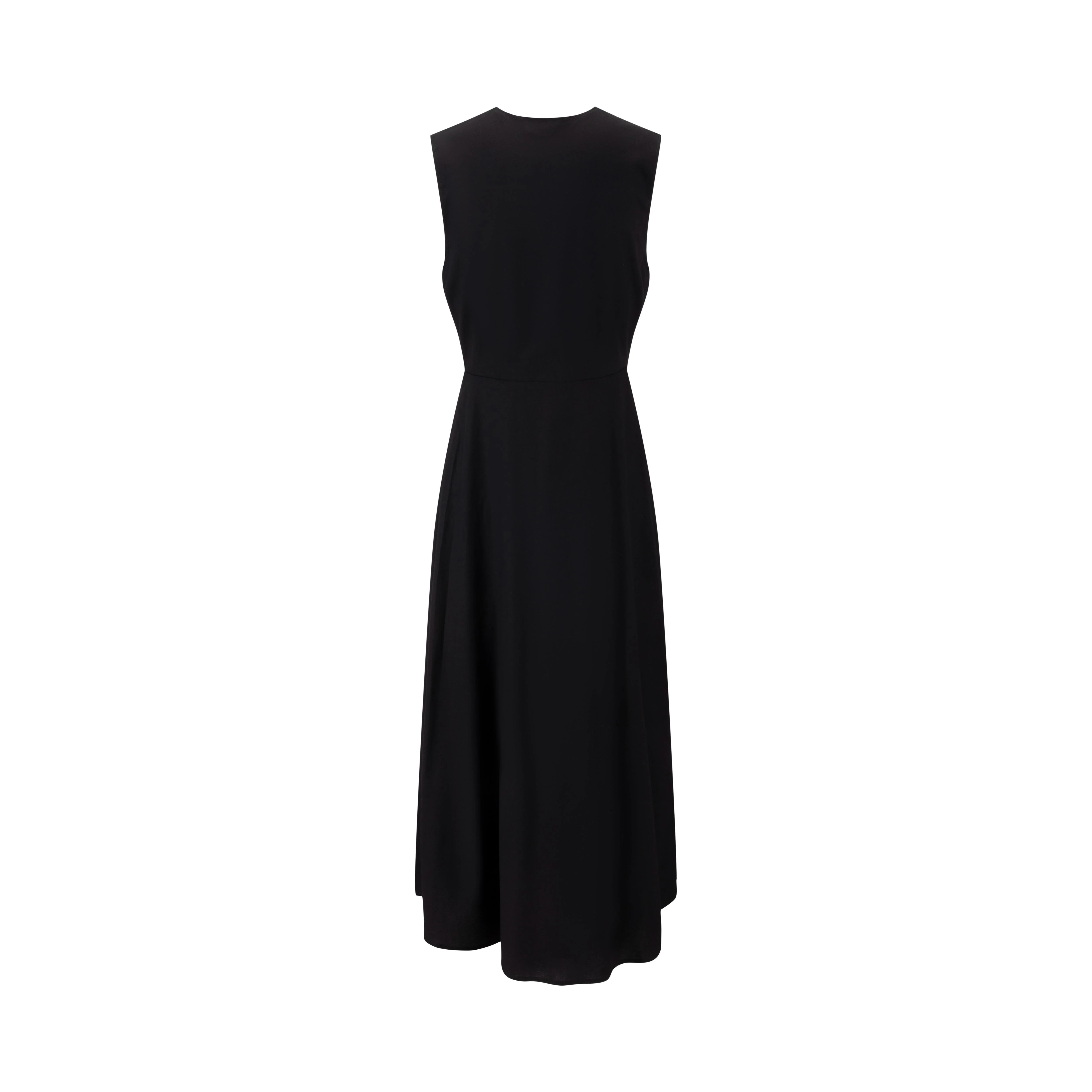 Solid Black Wrap Jumper - Image 2