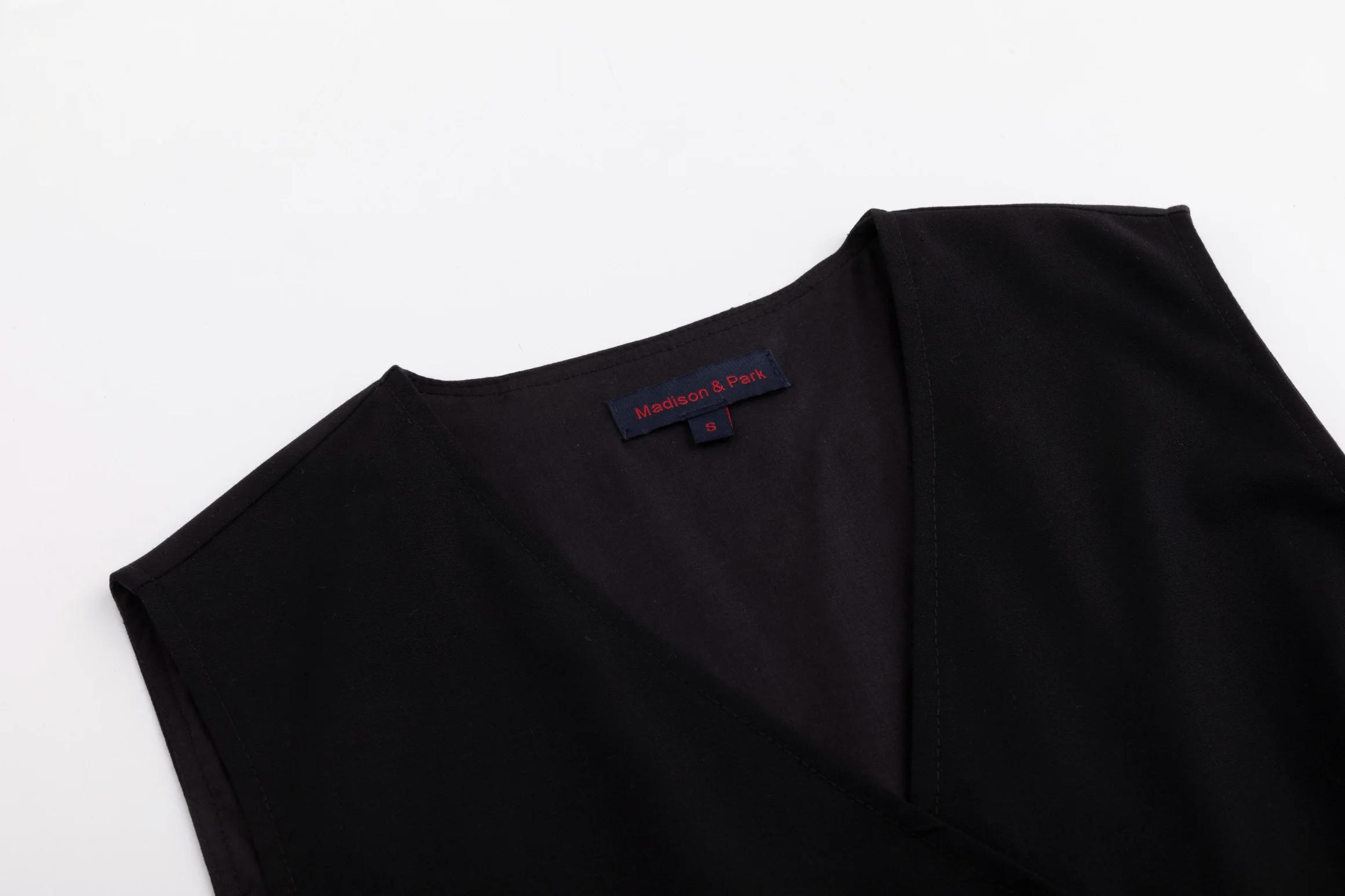 Solid Black Wrap Jumper - Image 4