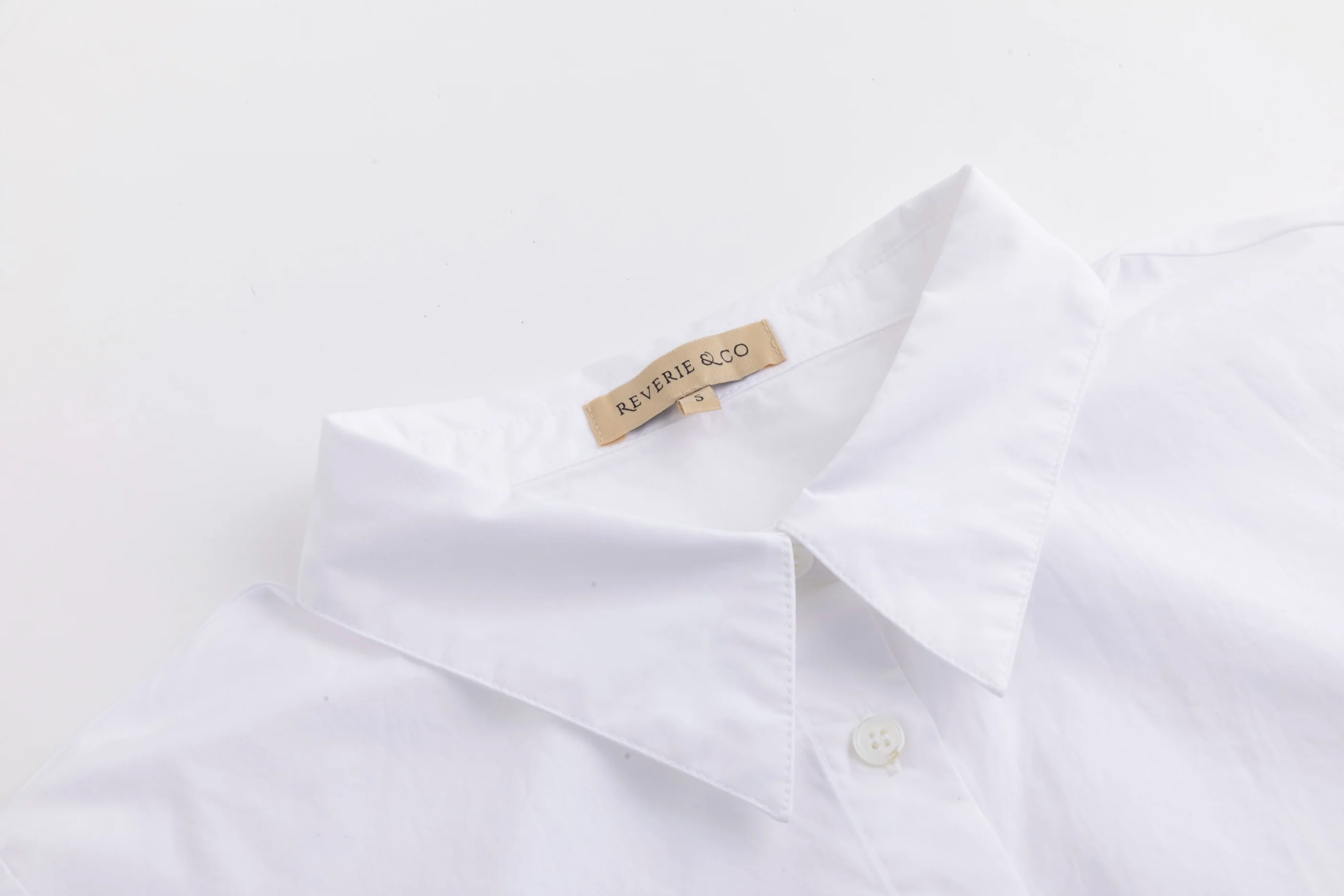 Solid White Blouse - Image 3