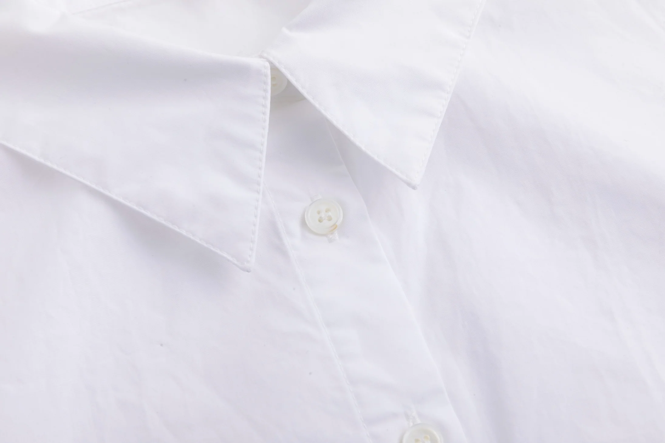 Solid White Blouse - Image 5