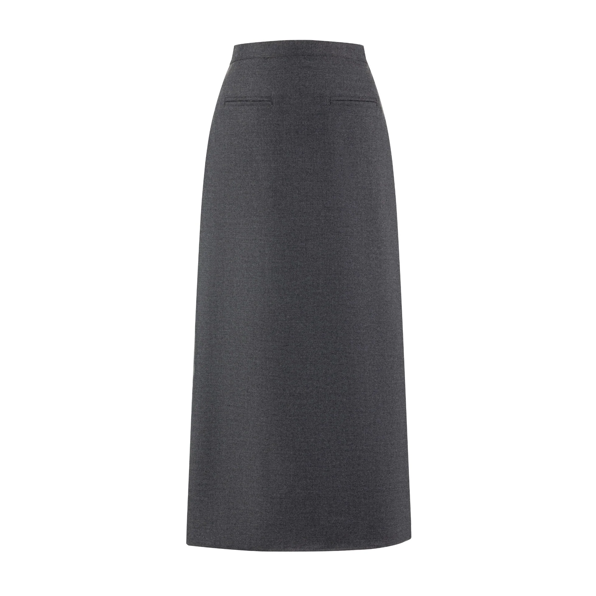 Straight Skirt - Dark Heather Grey - Image 2