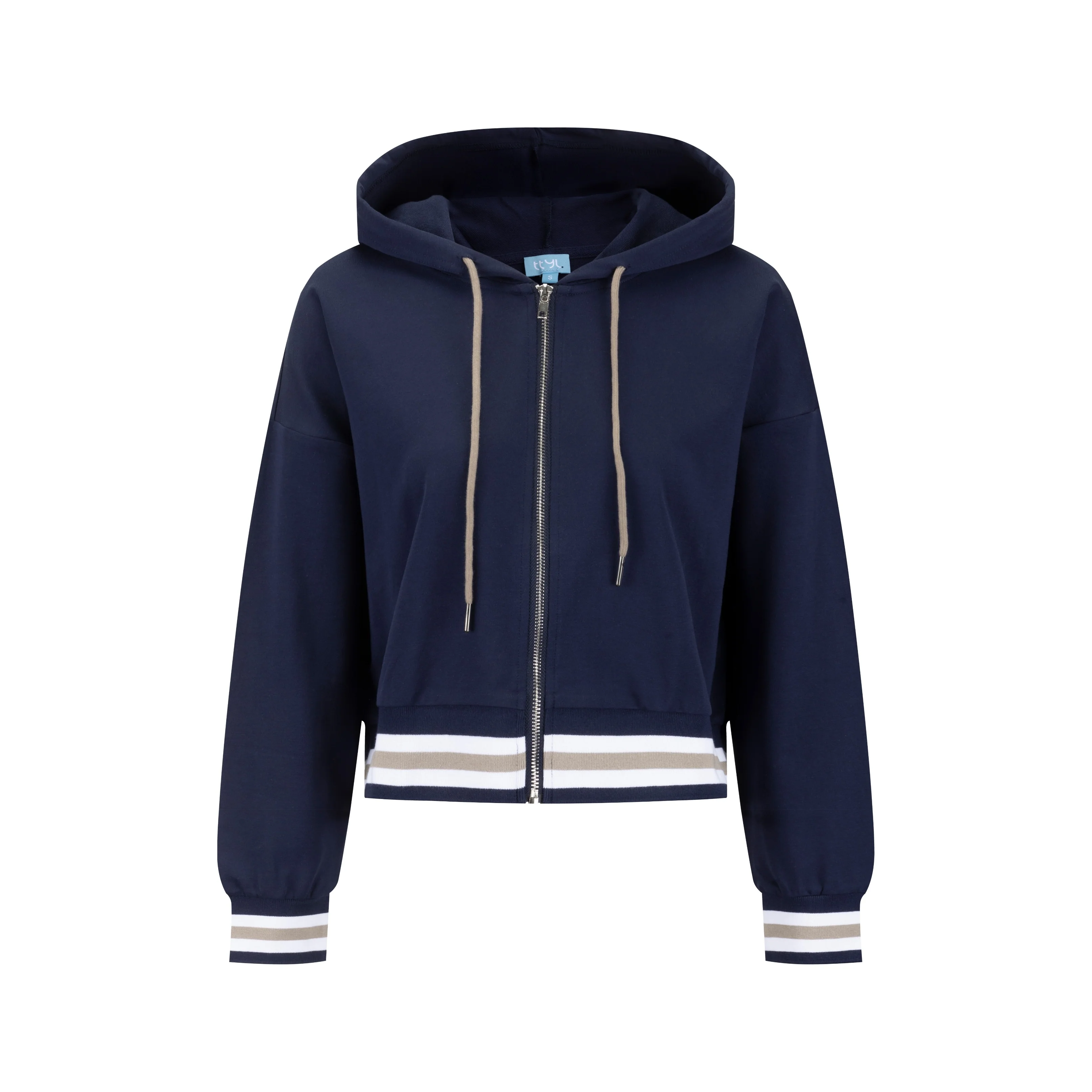 Stripe Band Hoodie - Midnight - Image 2