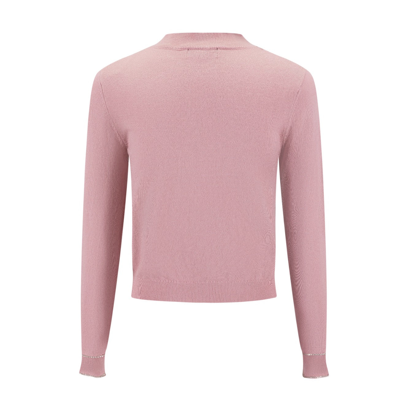 Sweater With Diamond Flower - Mauve - Image 2