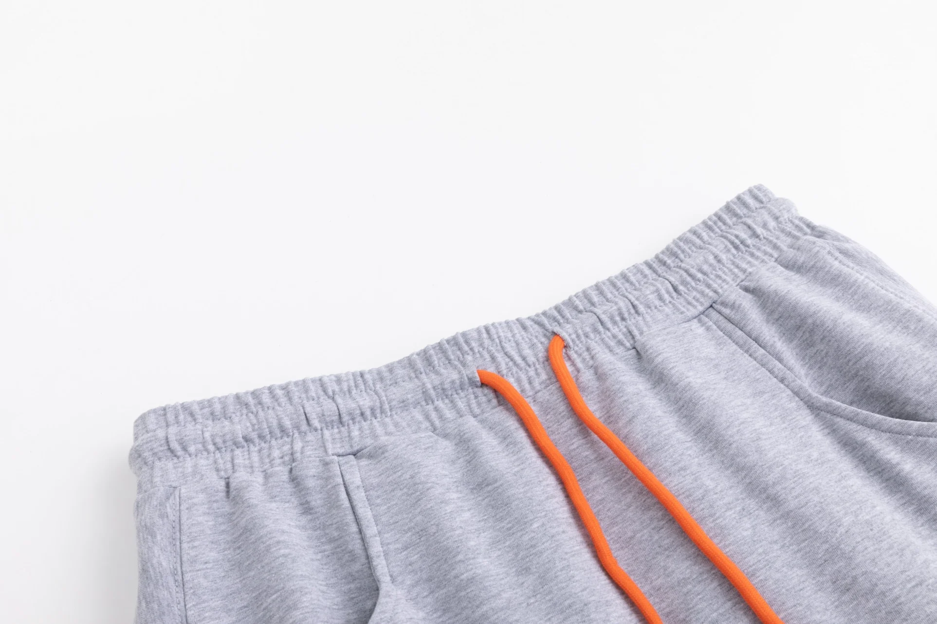 Sweatshirt Drawstring Skirt - Light Grey - Image 4