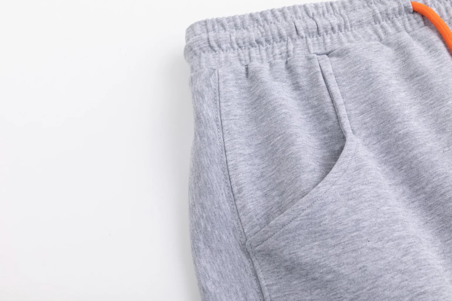 Sweatshirt Drawstring Skirt - Light Grey - Image 5