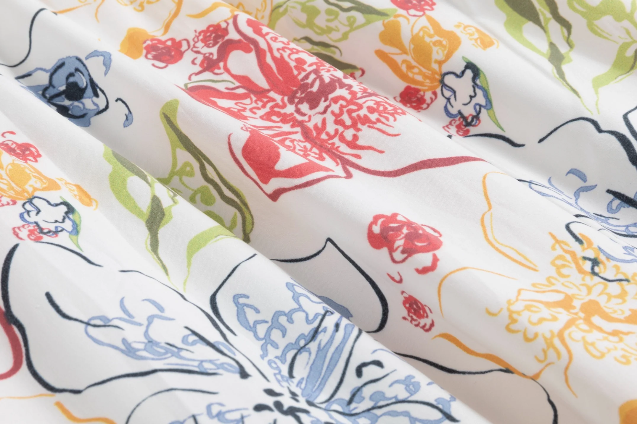 Multiflowered Printed Sleeveless Layer Jumper With Shoulder Ruffle - Image 6