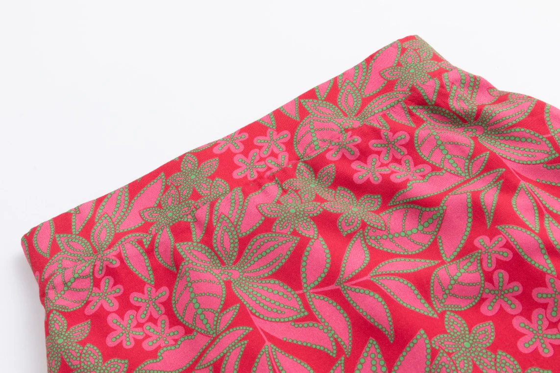 Pink And Green Printed Skirt - Image 5