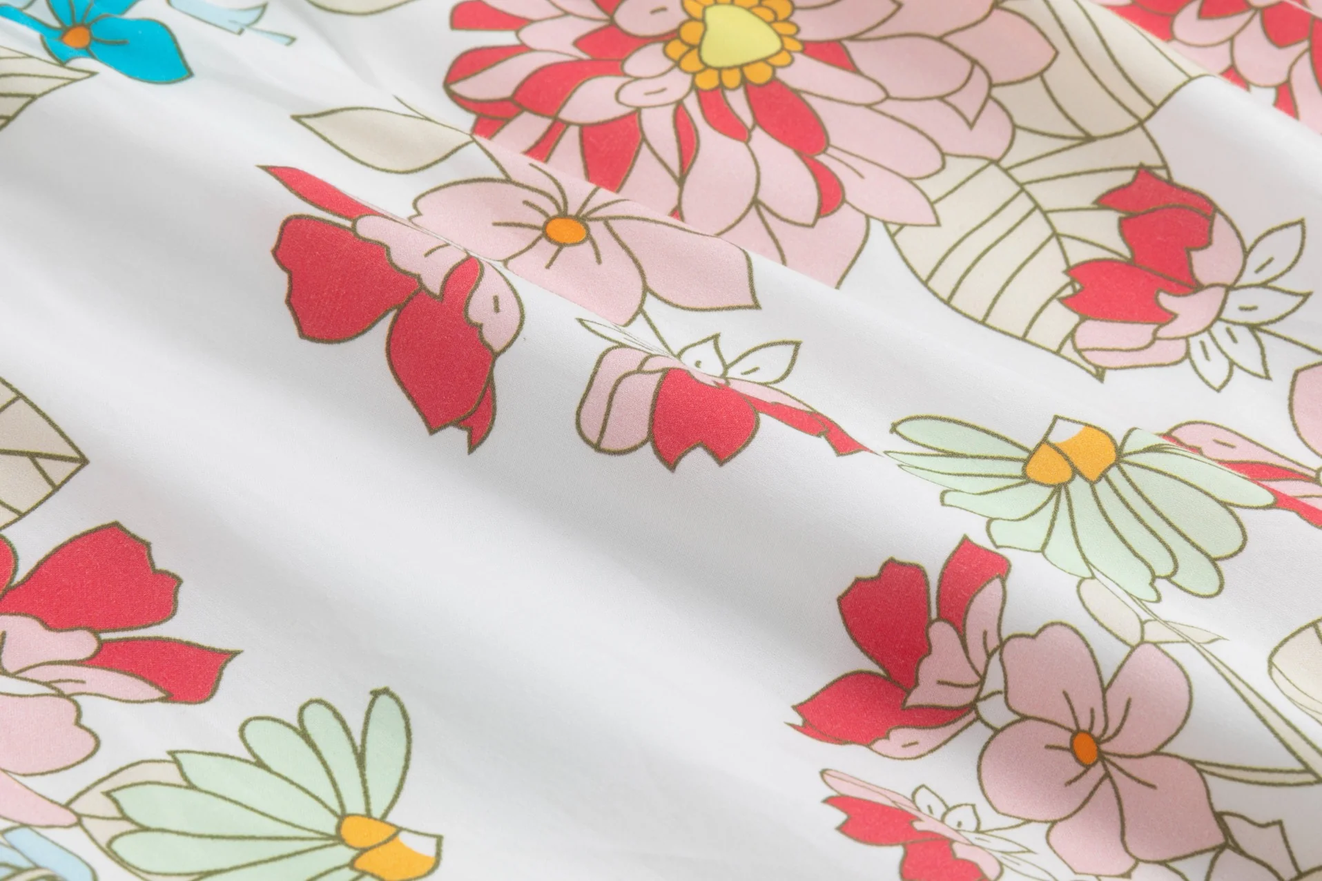 Multiflowered Printed Ruffle Layer Skirt - Image 7