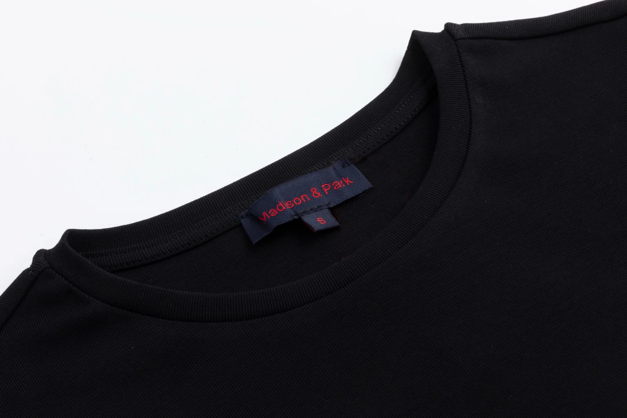 Solid Black With Crochet Pocket Top - Image 4