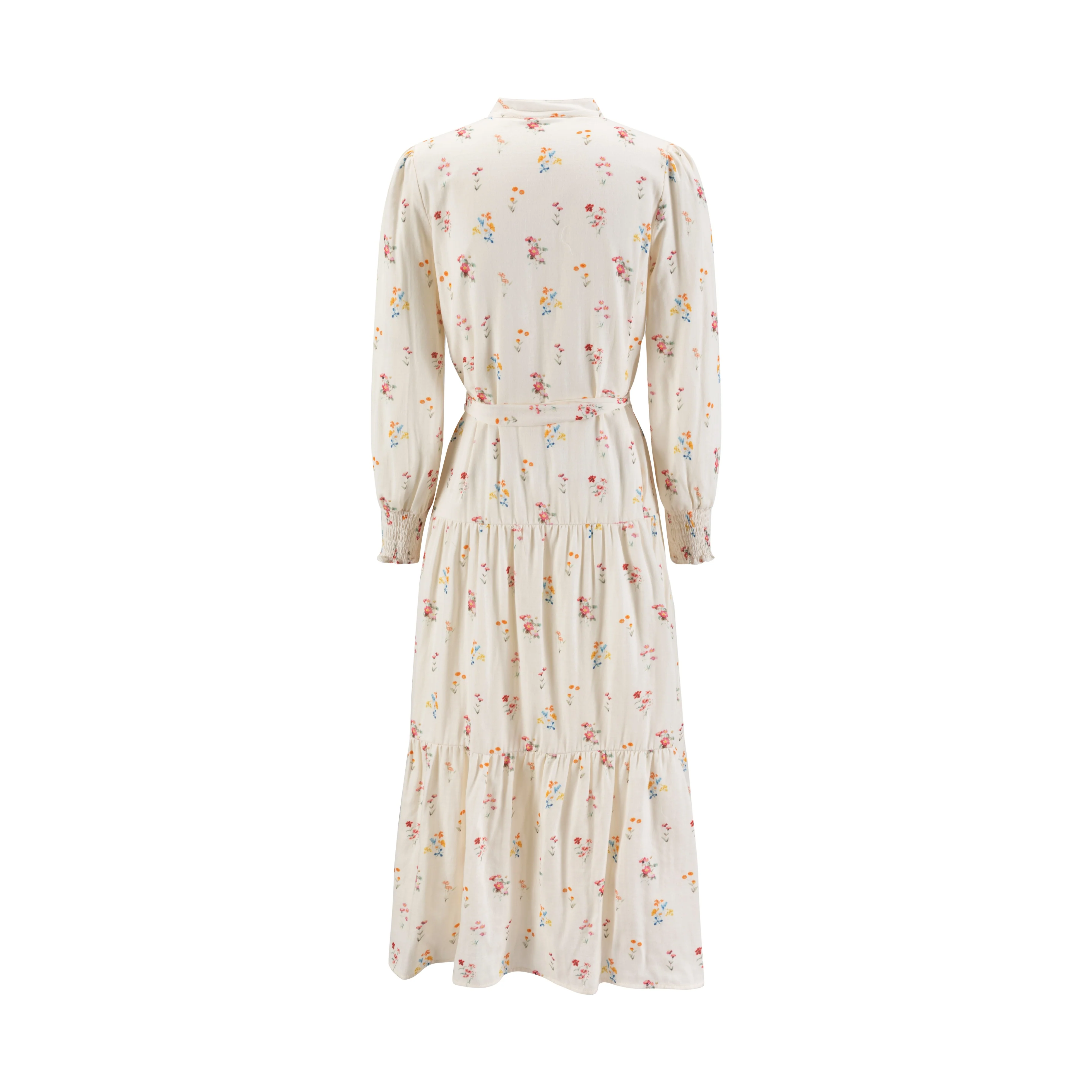 Multi Color Floral Printed Dress - Image 3