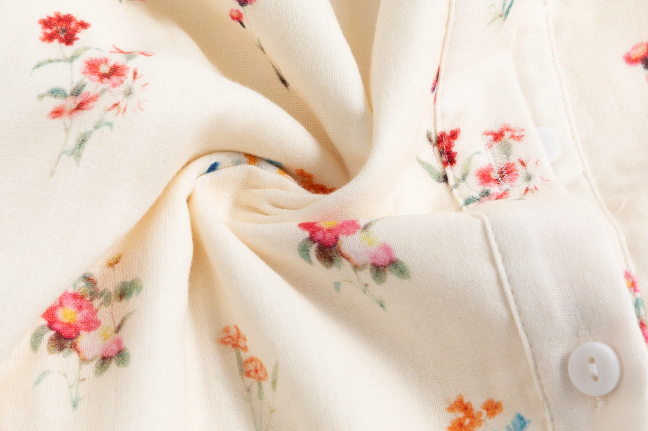 Multi Color Floral Printed Dress - Image 5