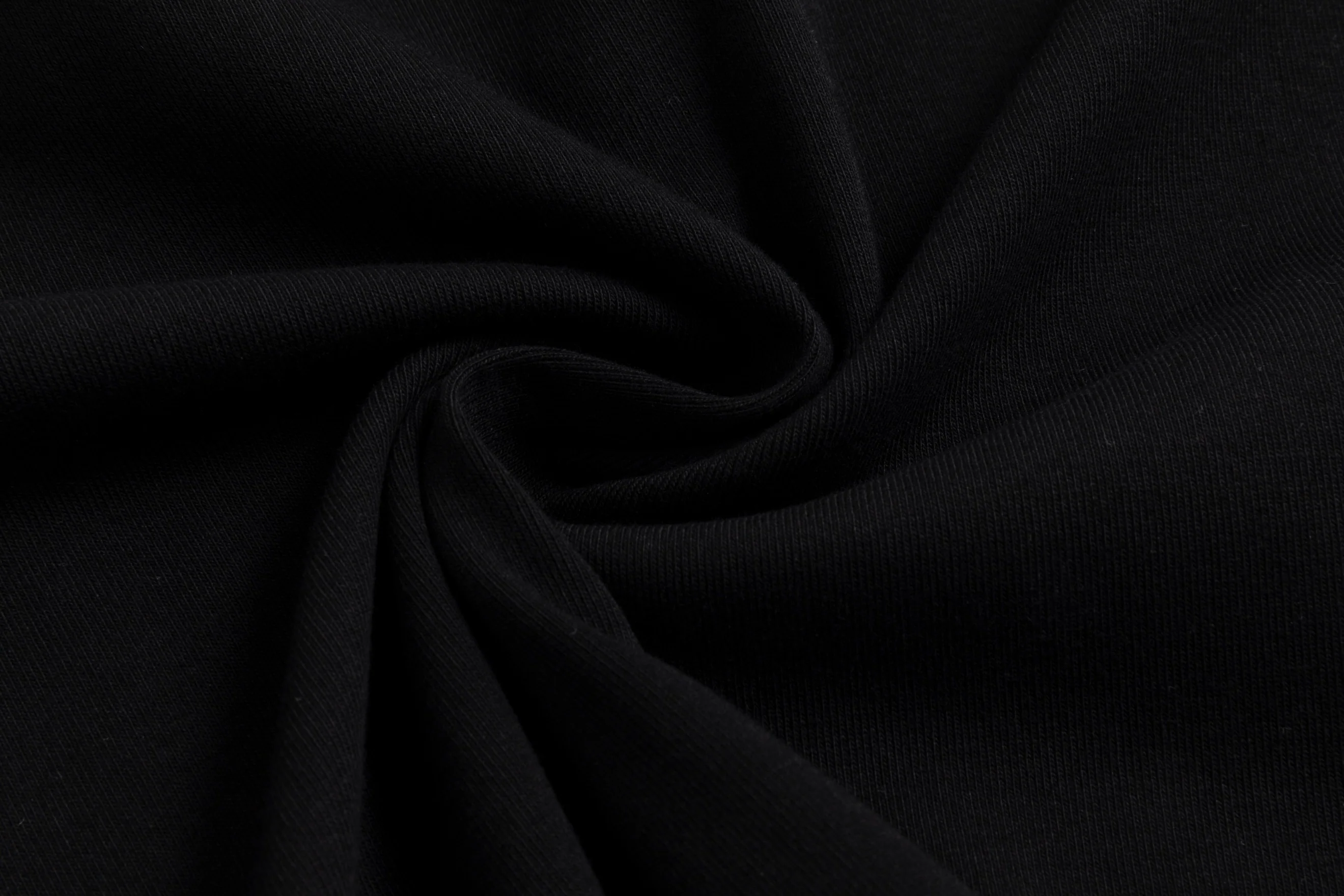 Back Cotton Shirt With White Trim Details - Image 5