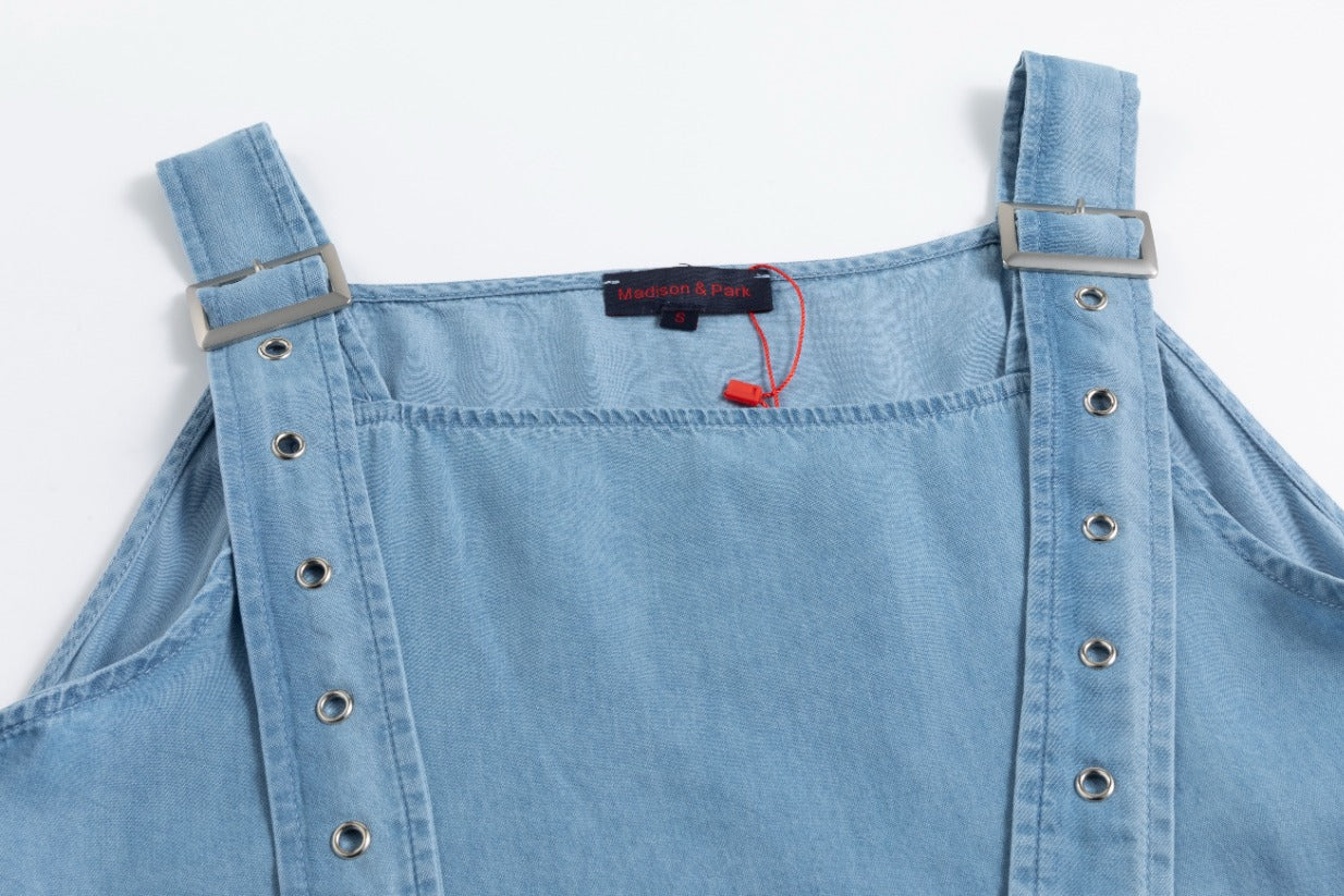 Blue Denim Adjustable Jumper - Image 7