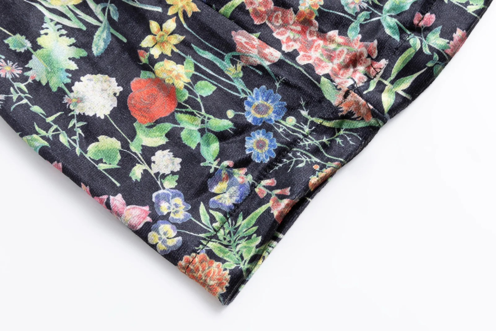 Velvet Printed Skirt - Image 4