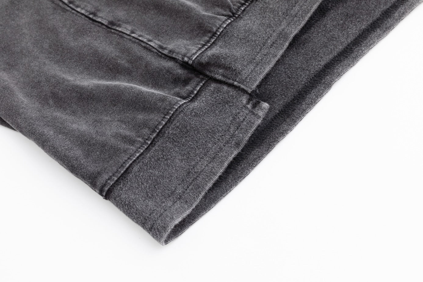 Wash Cropped Box Top - Grey Acid - Image 5