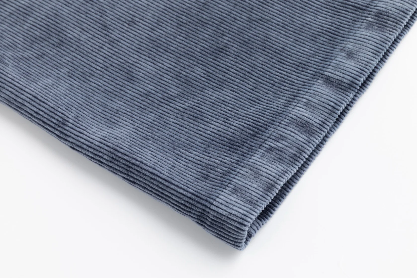 Washed Corduroy Skirt - Blue - Image 6