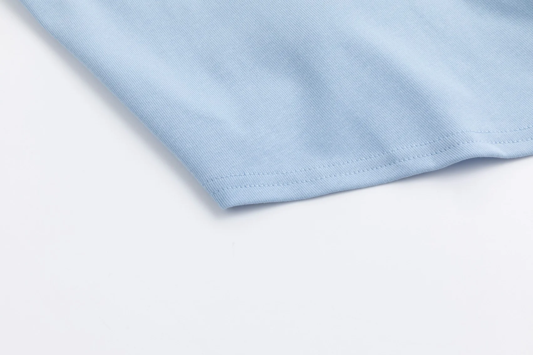 Wrap T-Shirt - Light Blue - Image 4
