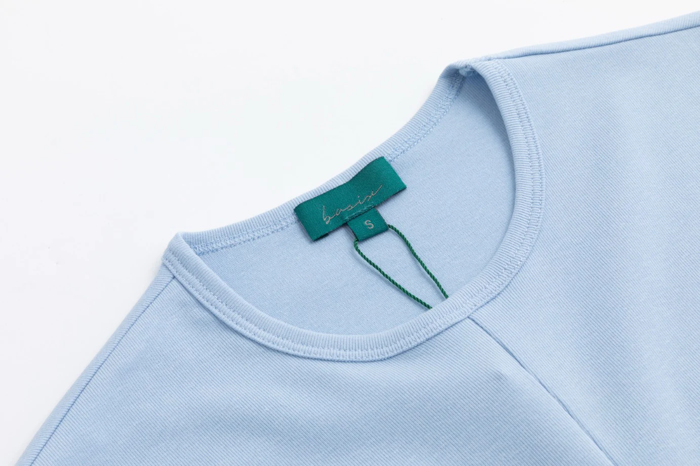 Wrap T-Shirt - Light Blue - Image 5