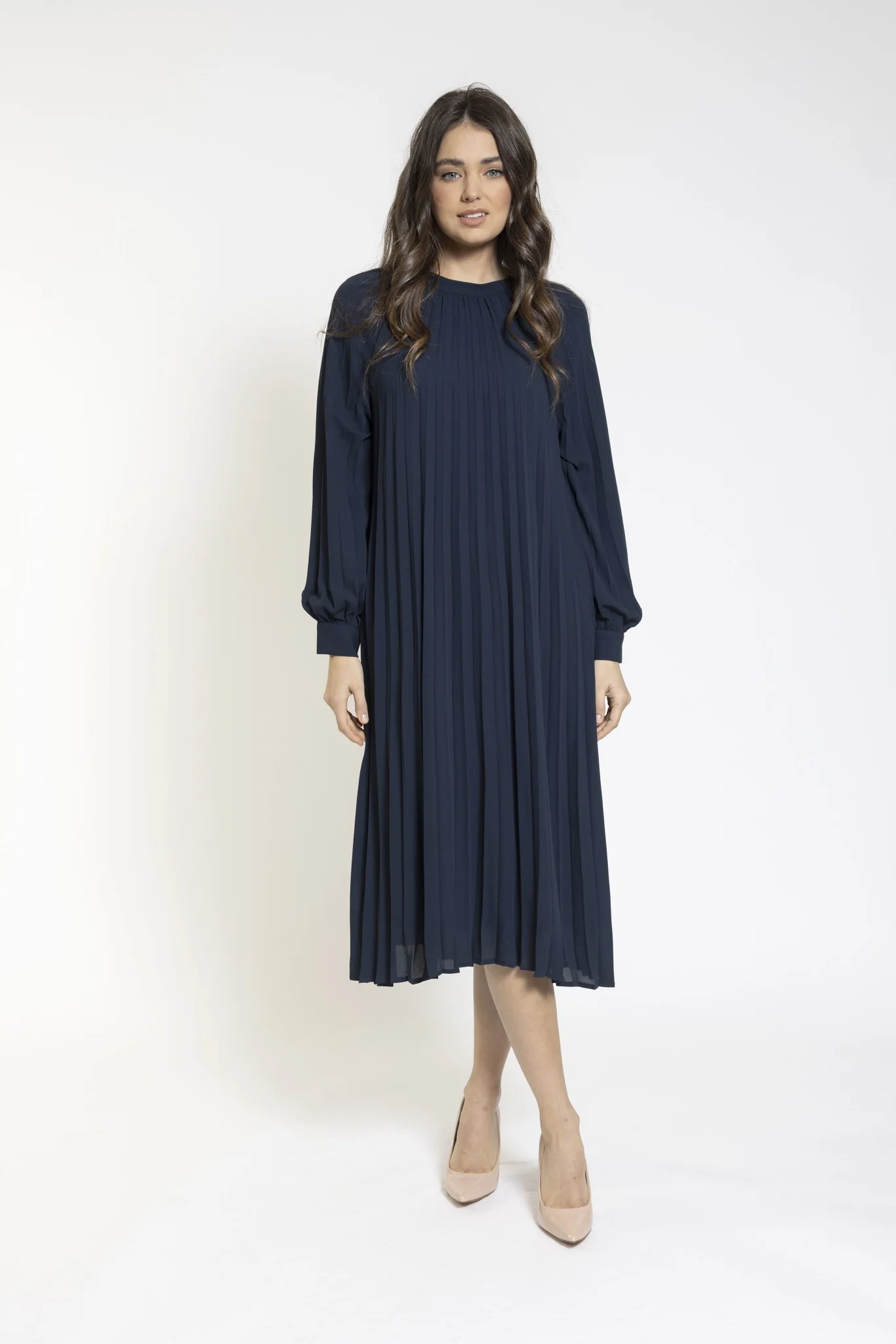 Whole Pleated Dress - Image 2